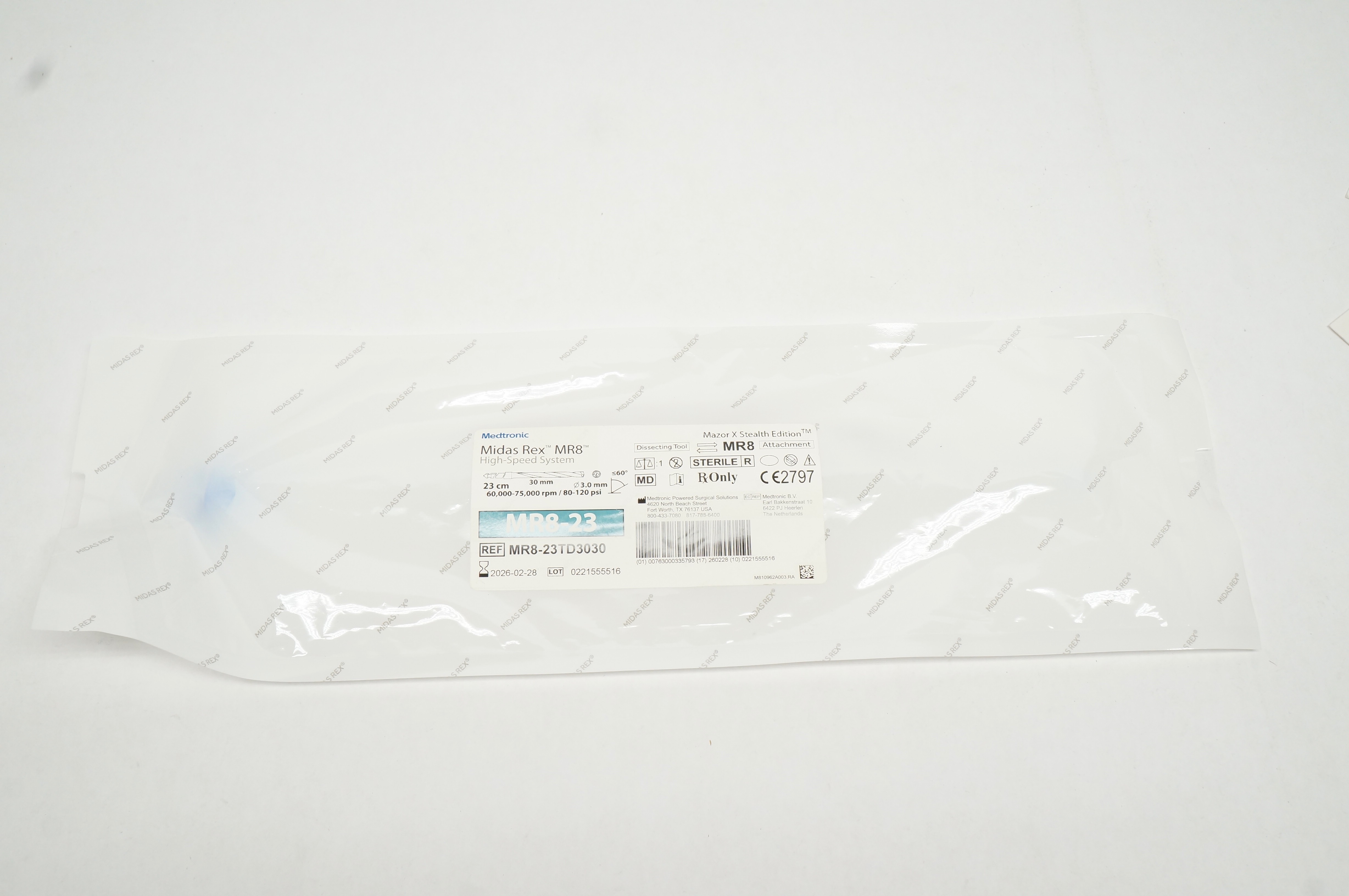 Medtronic MR8-23TD3030 Midas Rex MR8 High-Speed System