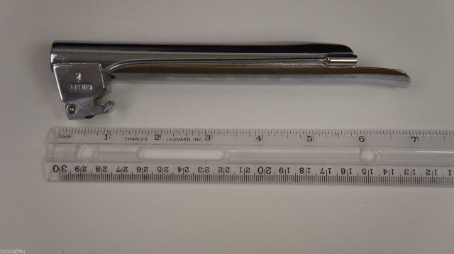 Foregger Laryngoscope Blade Guedel 3