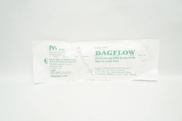 MSI 650 Bagflow For Rapid Transfer Of Solutions From Flexible Bags