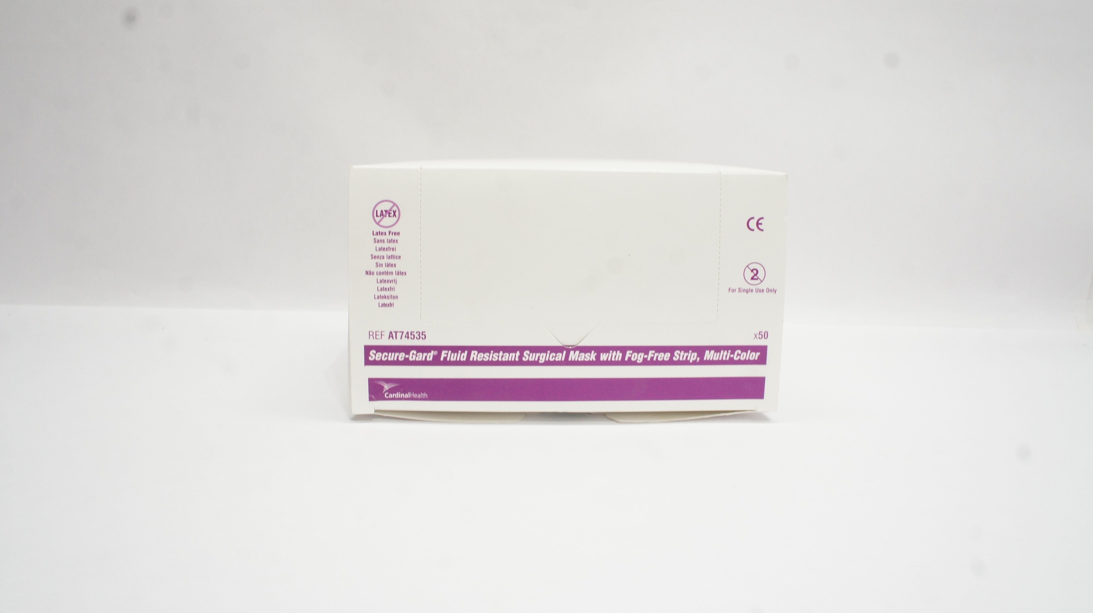 Cardinal Health AT74535 Secure-Gard Surgical Mask W/Strip (x) - Box of 50