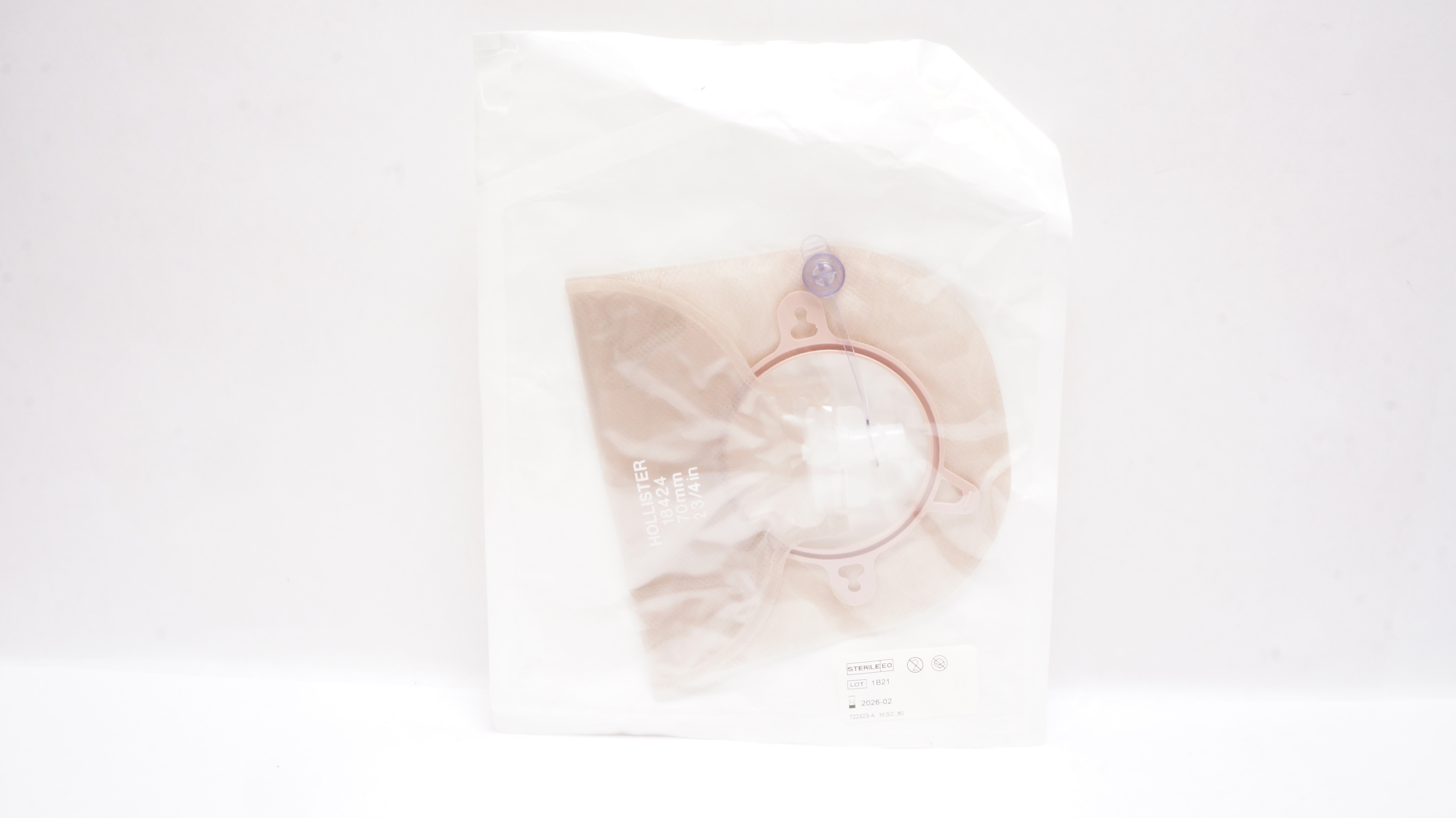 Hollister 18424 New Image Urostomy Pouch Ultra-Clear 2-3/4inch