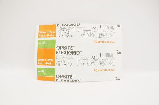 Smith&Nephew 66024630 Opsite Flexigrid Tr. Dressing 4 x 4-3/4In