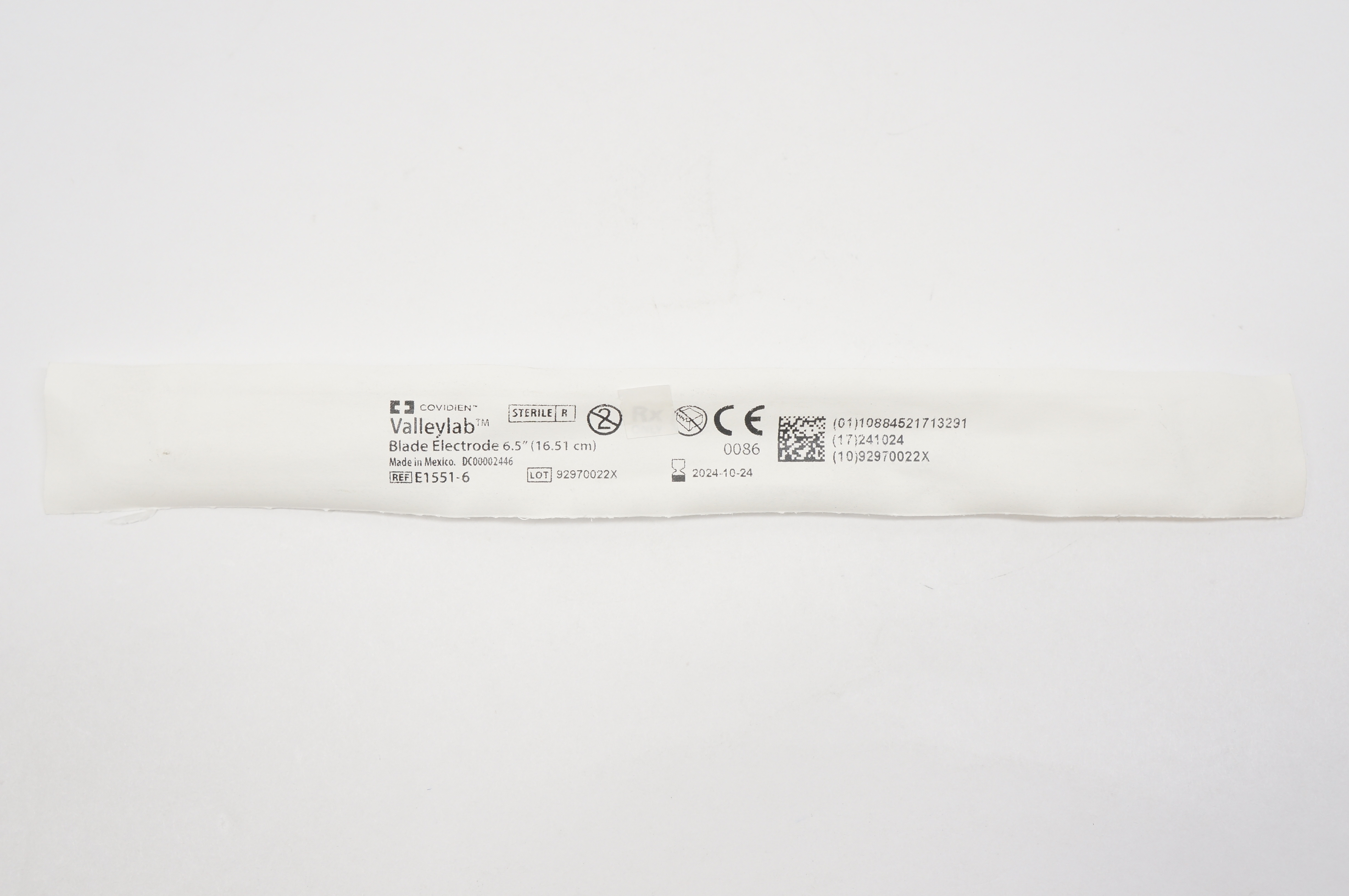 Covidien E1551-6 Valleylab Blade Electrode 6.5inch