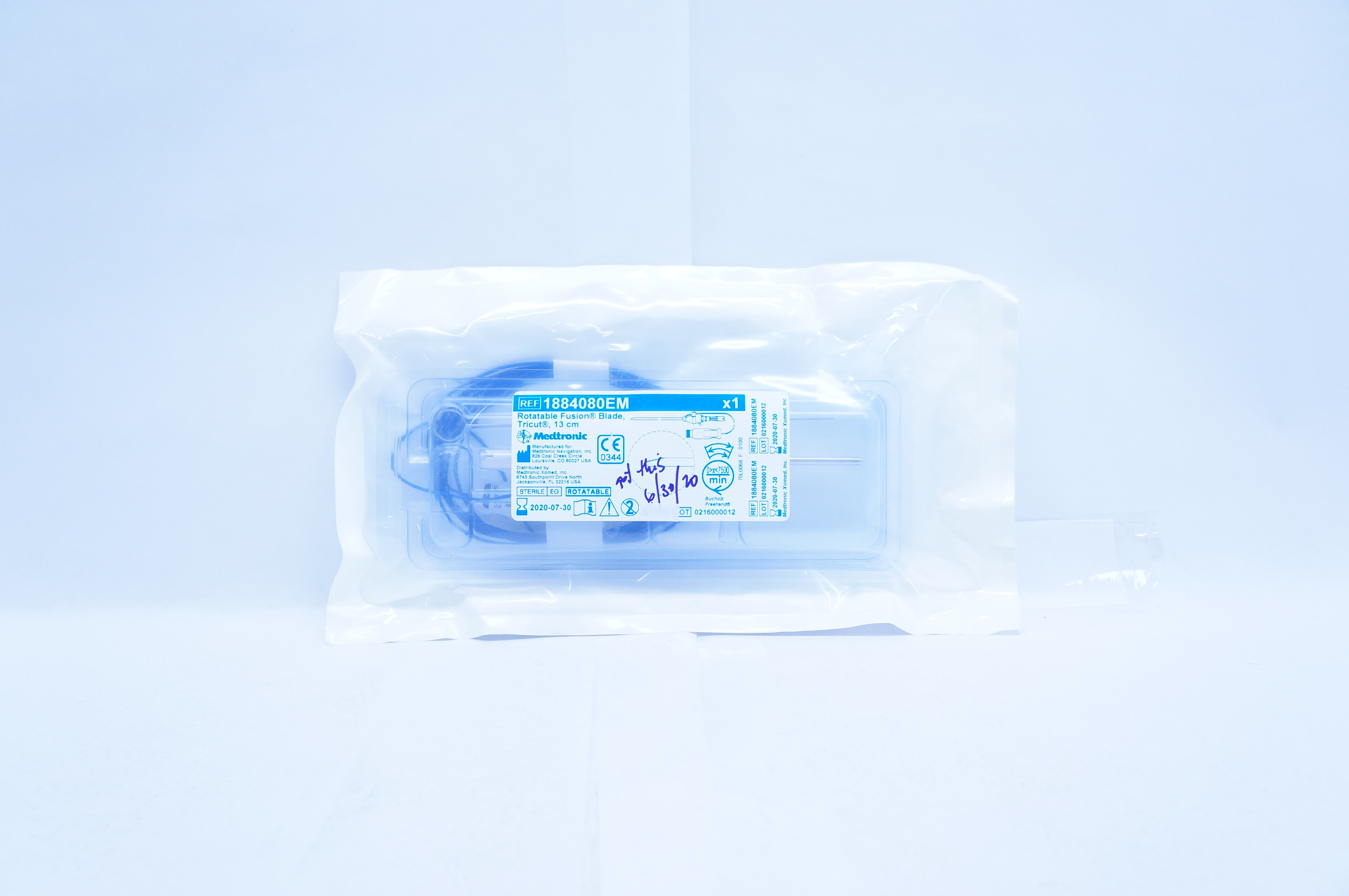 Medtronic 1884080EM Rotatable Fusion Blade, Tricut, 13 cm (x)