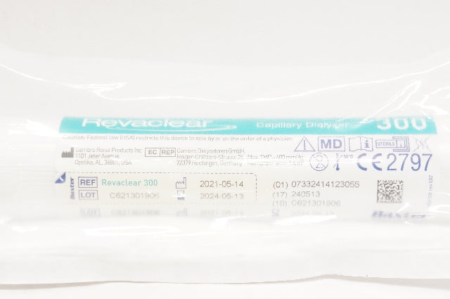 Gambro Renal Revaclear 300 Baxter Capillary Dialyzer