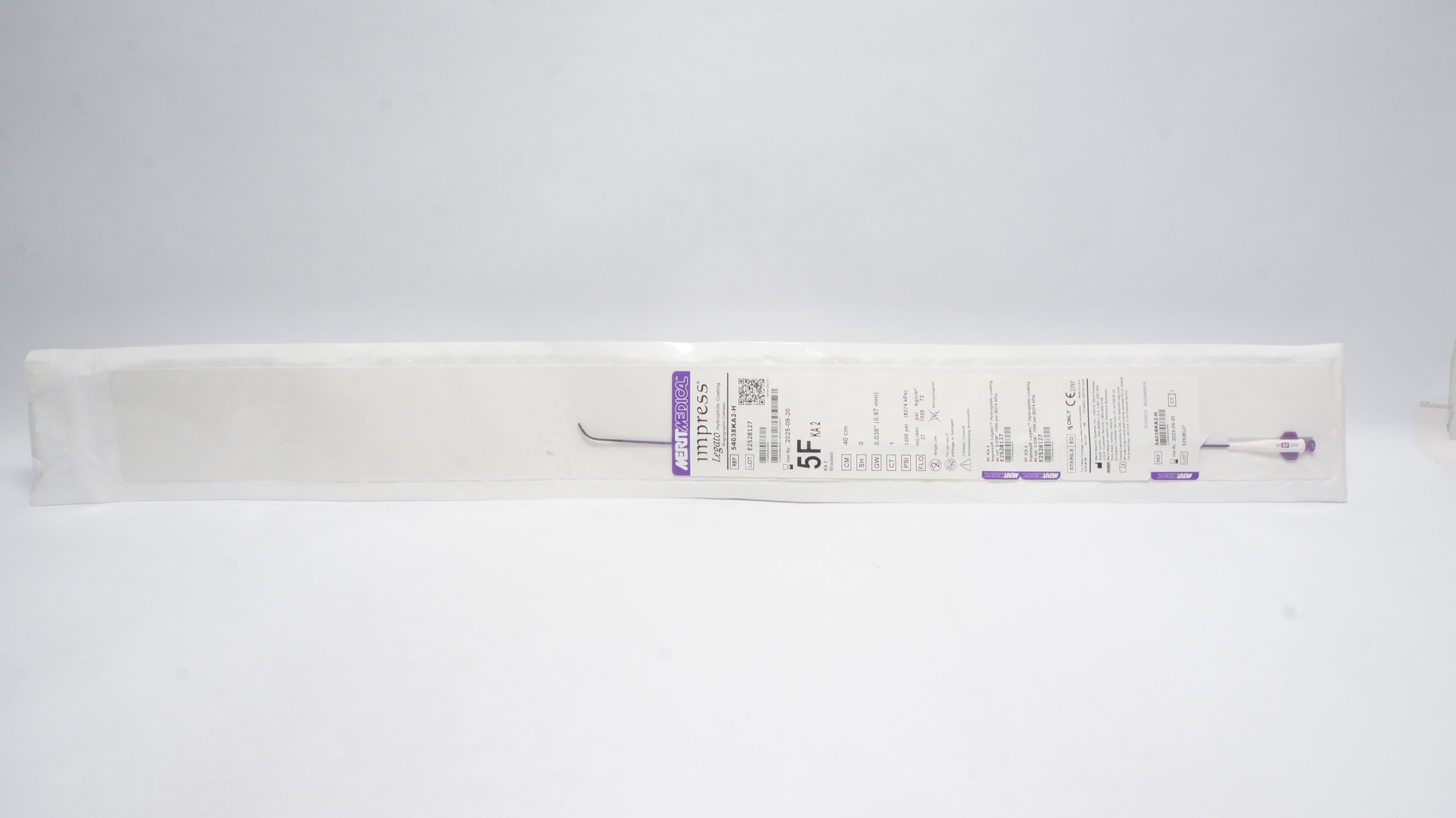 Merit Medical 54038KA2-H Impress Legato Hydrophilic Coating 5F (x)
