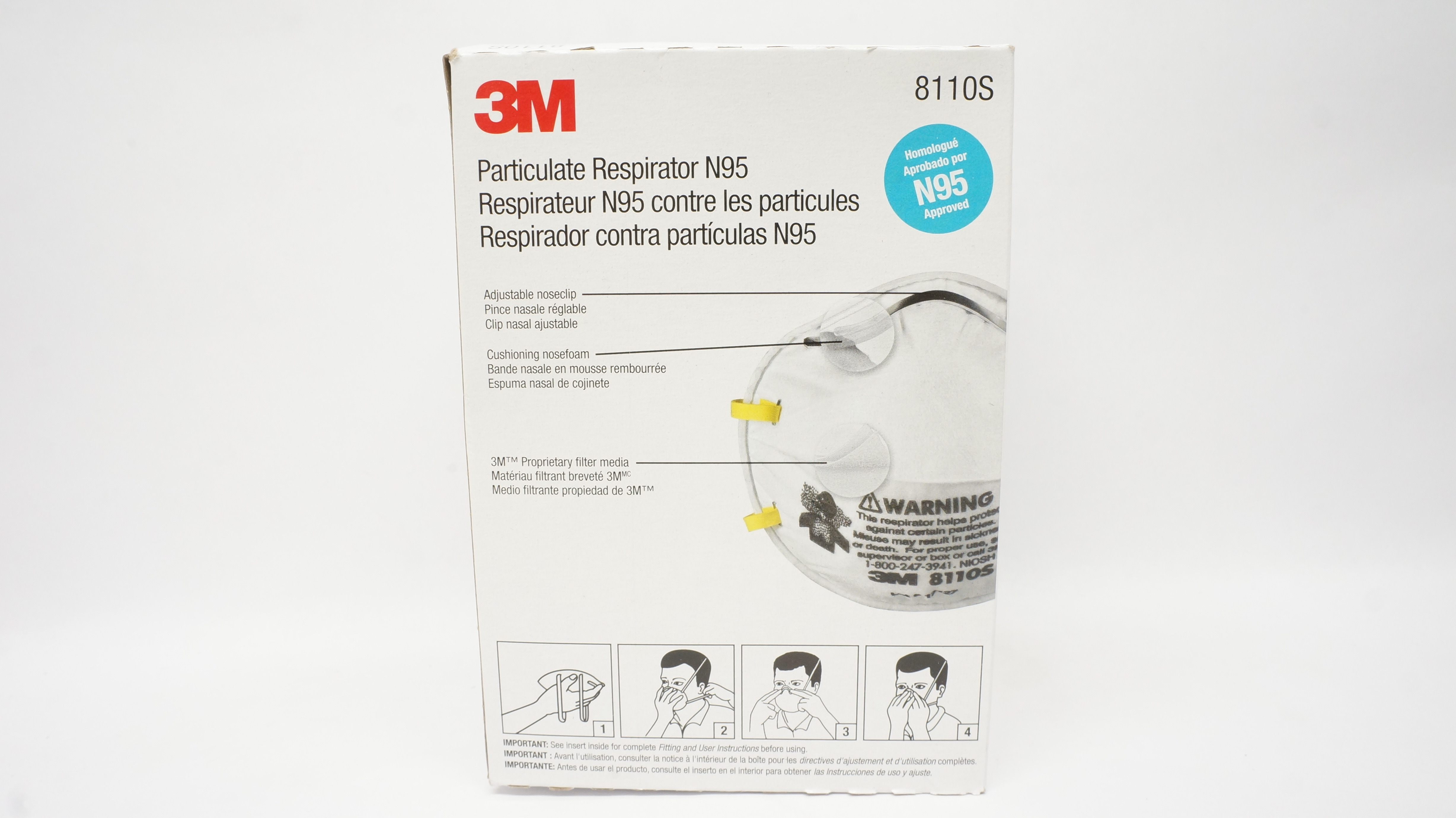 3M 8110S Particulate Respirator N95 Small - Box of 20