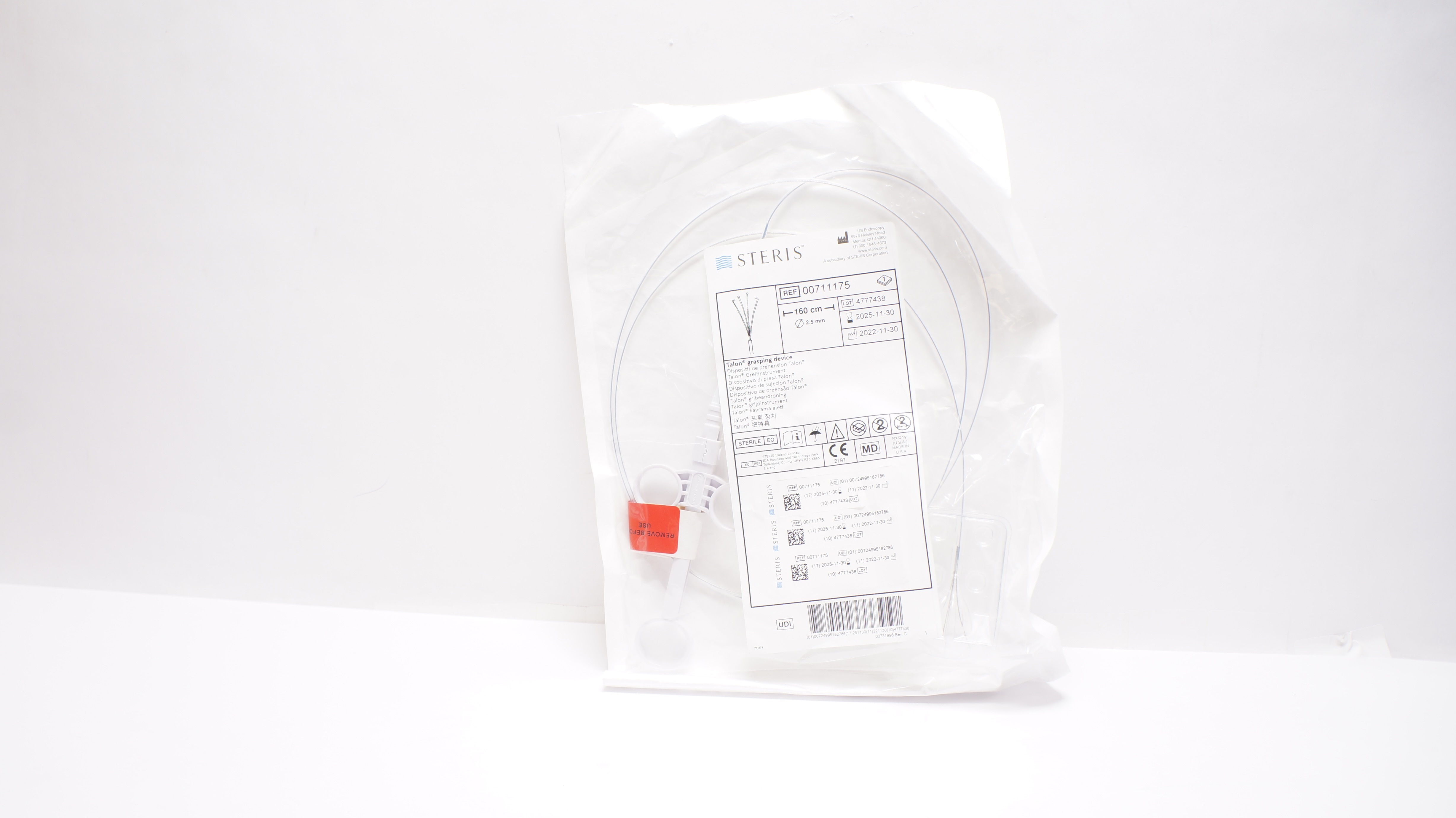 US Endoscopy 00711175 Talon Grasping Device 160cm x 2.5mm
