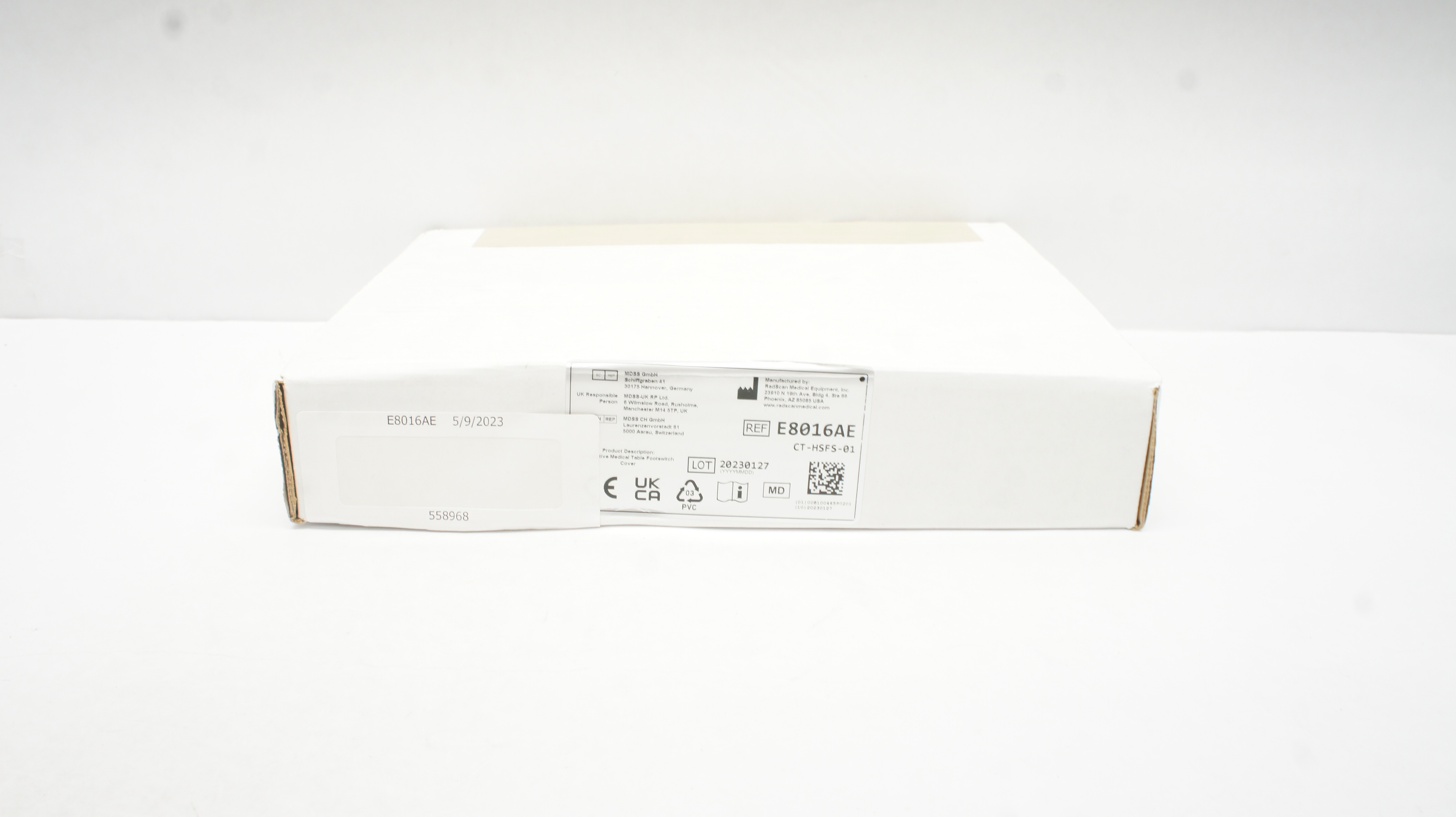 GE Healthcare E8016AE Protective Medical Table Footswitch Cover