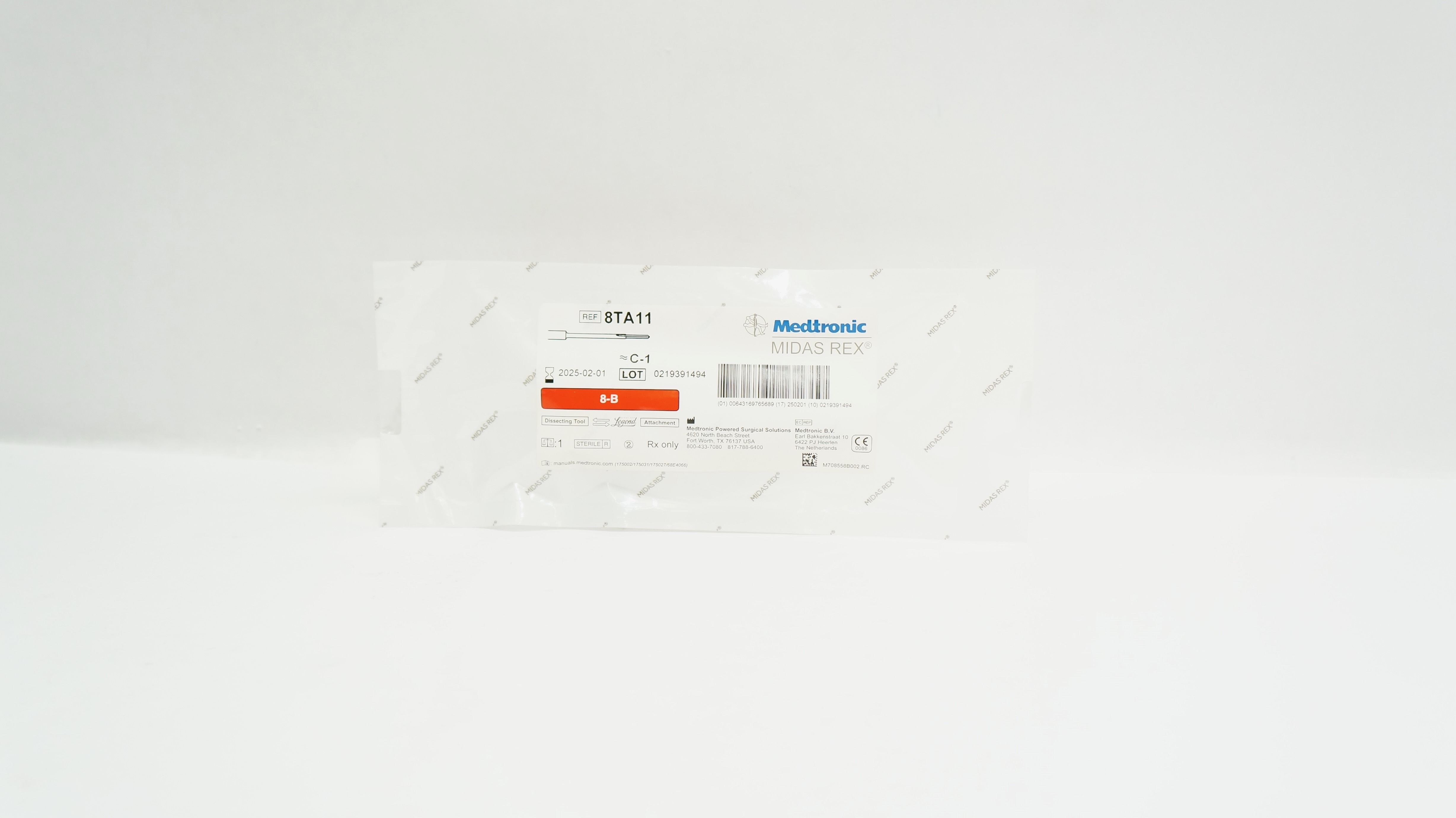 Medtronic 8TA11 Midas Rex C-1 Dissecting Tool 8-B