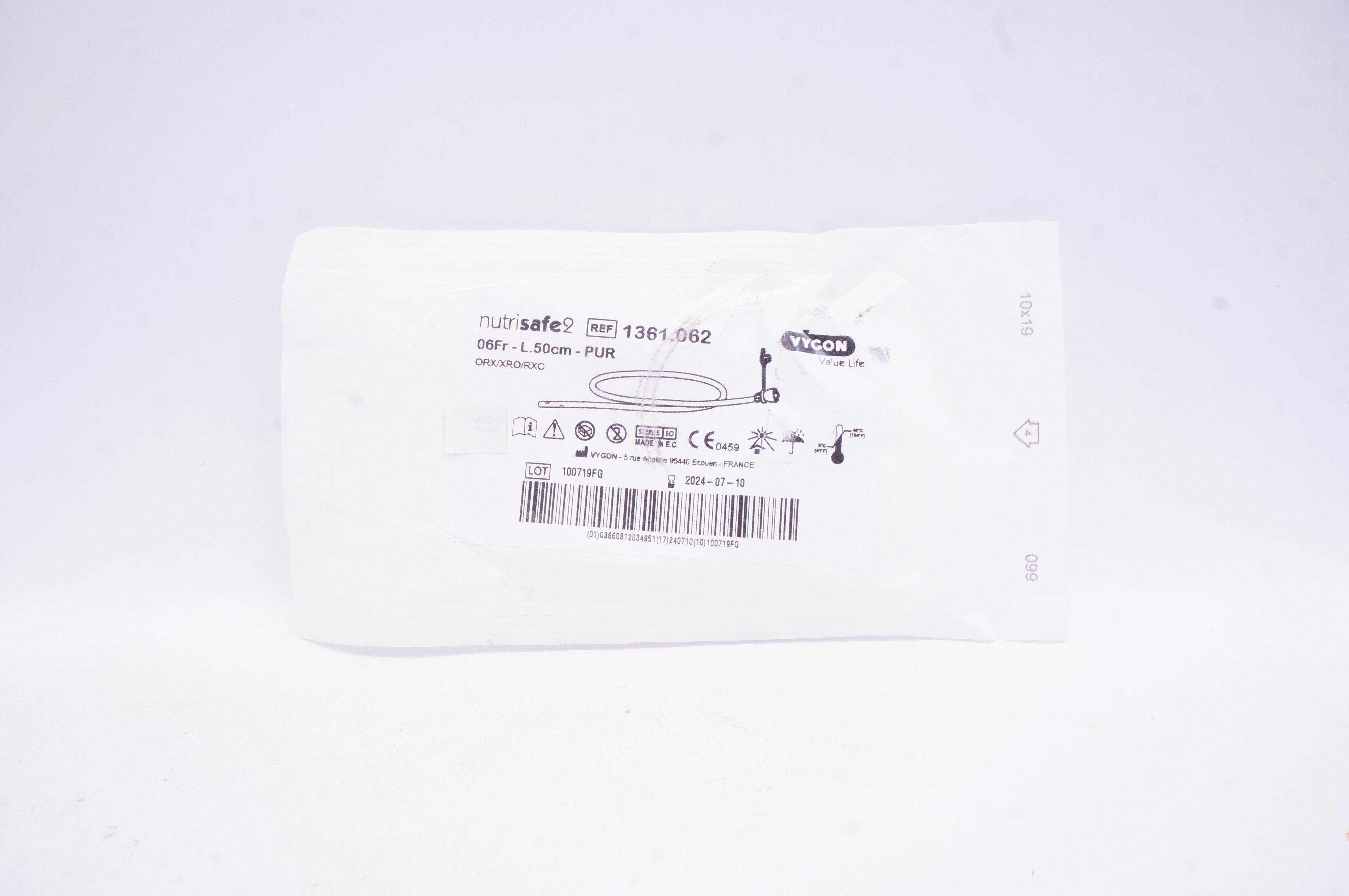 Vycon 1361.062 Nutrisafe2 06Fr-L.50cm-PUR