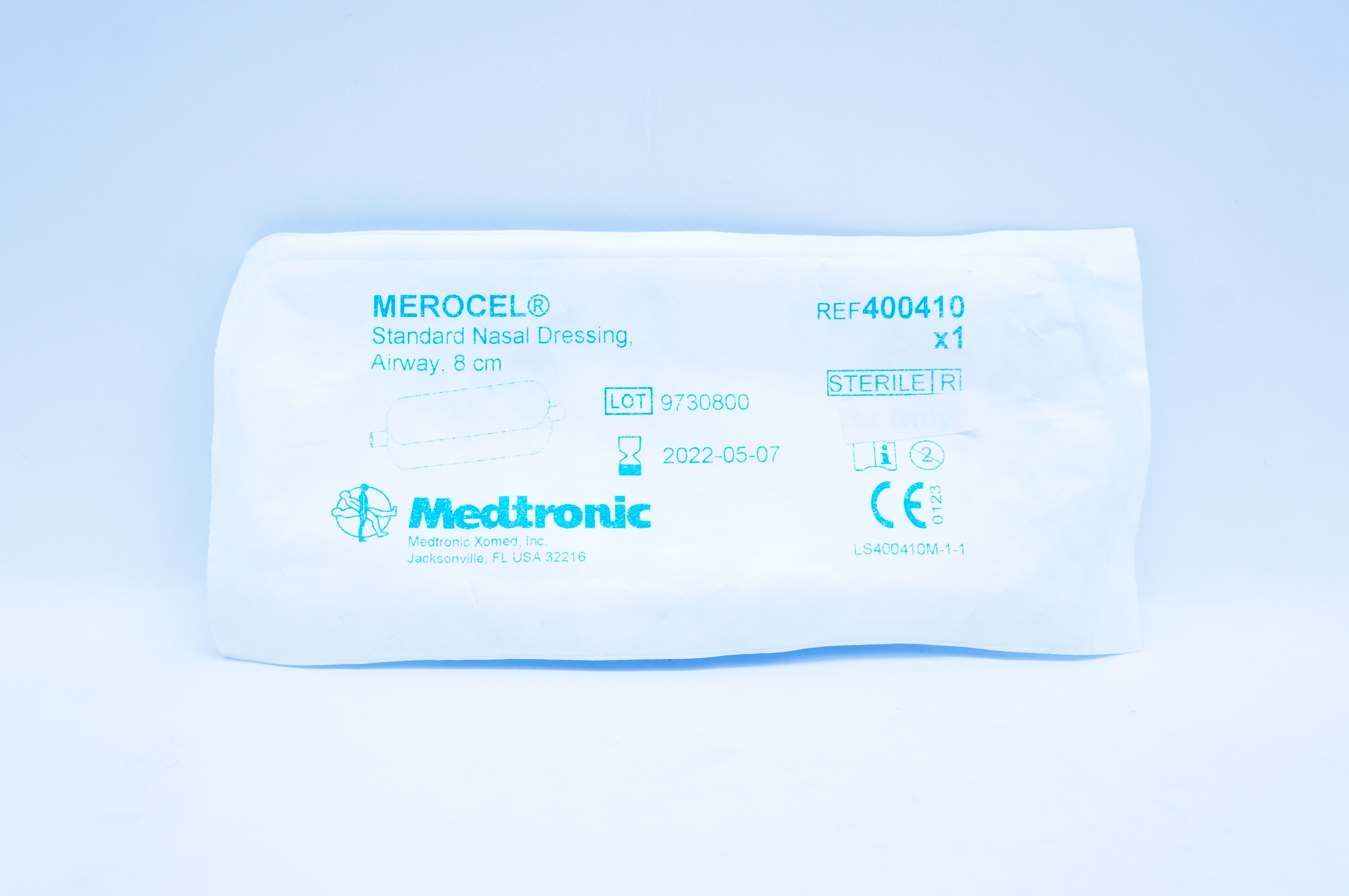 Medtronic 400410 MEROCEL Standard Nasal Dressing, Airway 8cm (x)