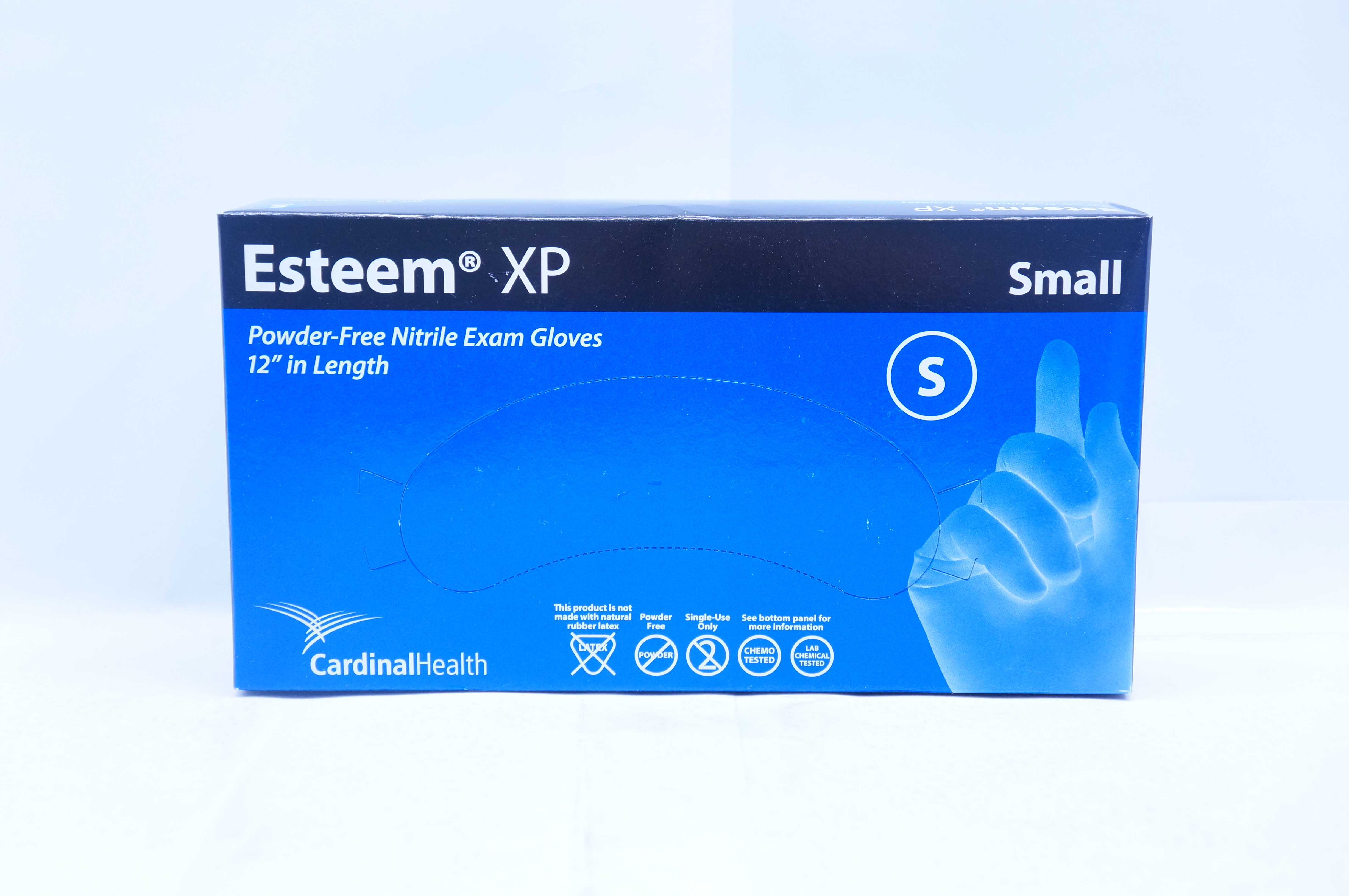Cardinal Health N8851XP Powder-Free Nitrile Exam Gloves S 12inch - Box of 50