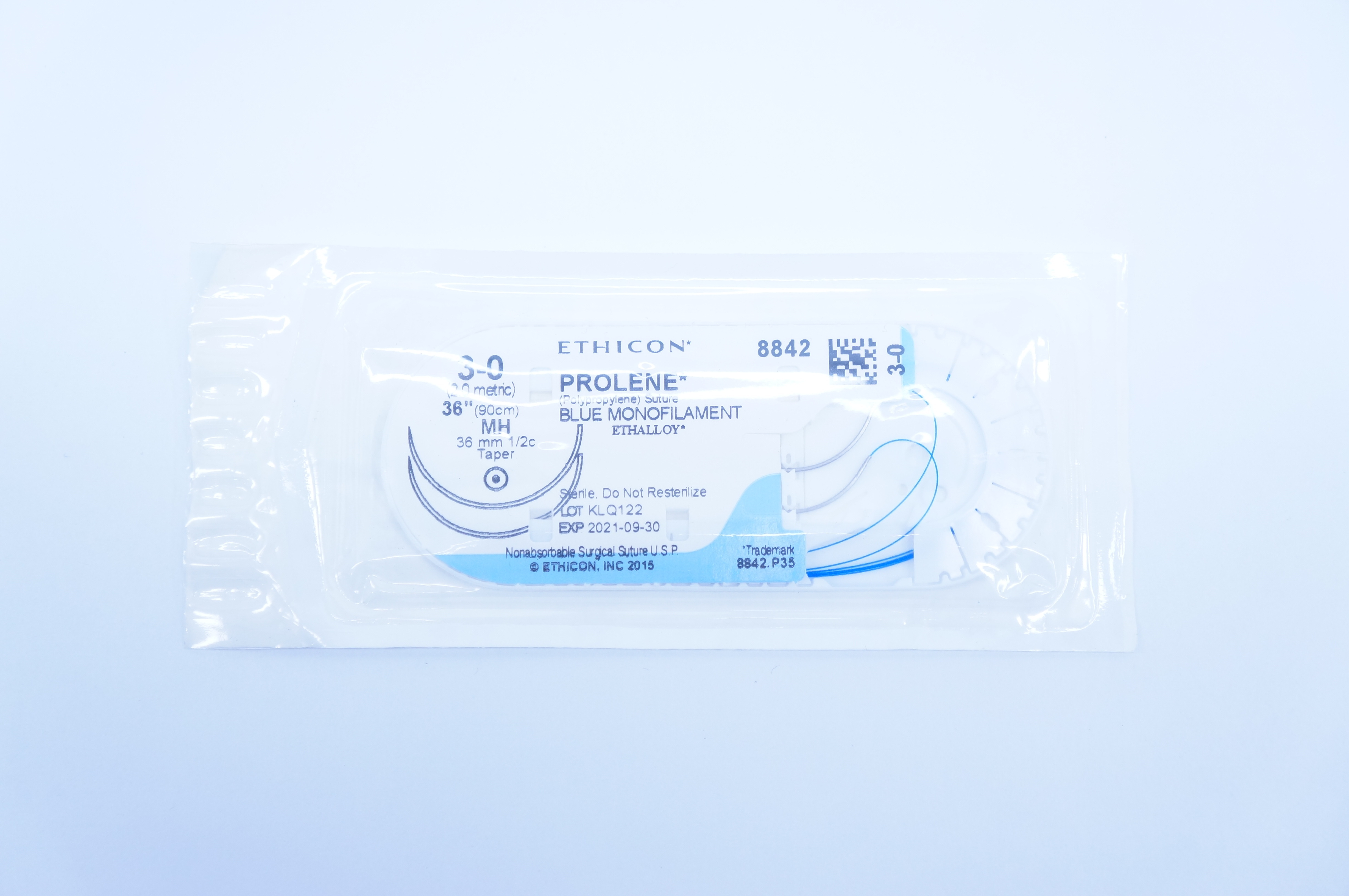 Ethicon 8842 3-0 PROLENE, MH, 36mm 1/2c Taper, 36inch