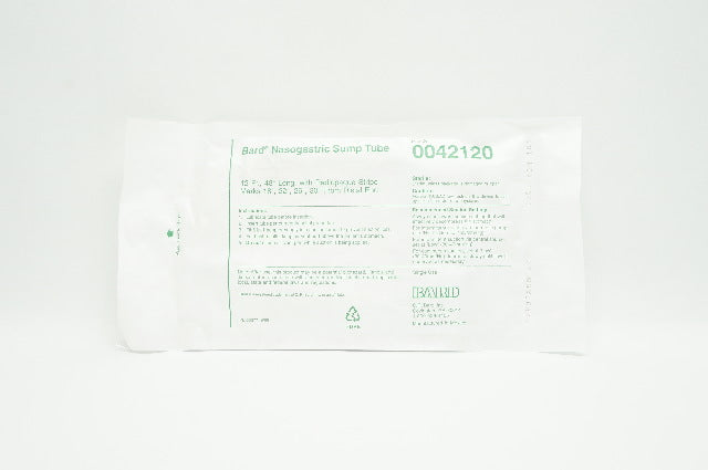 Bard 0042120 Nasogastric Sump Tube 12Fr. x 48inch