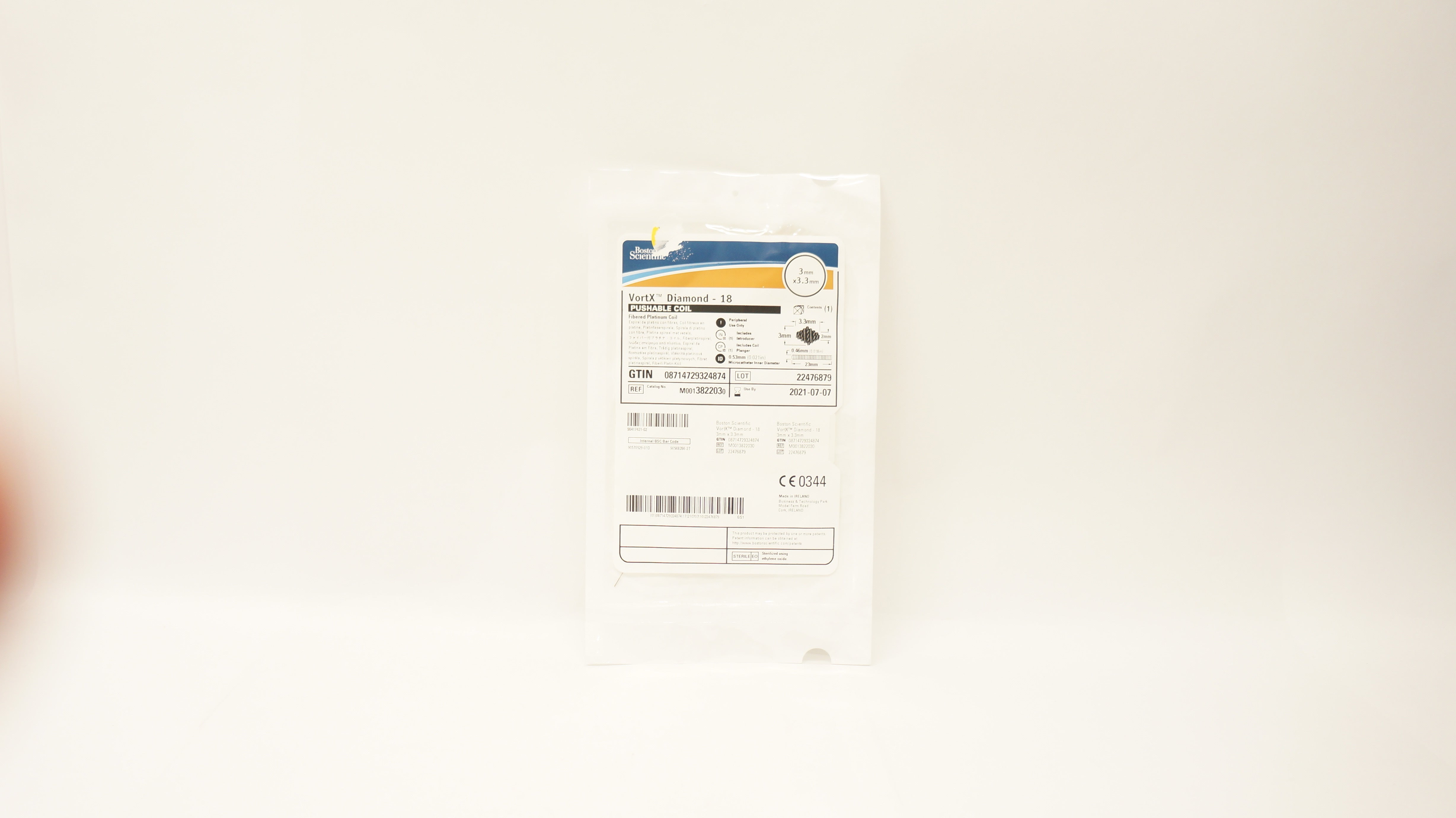 Boston Scientific 382203 VortX Diamond - 18 Pushable 3mm x 3.3mm (x)