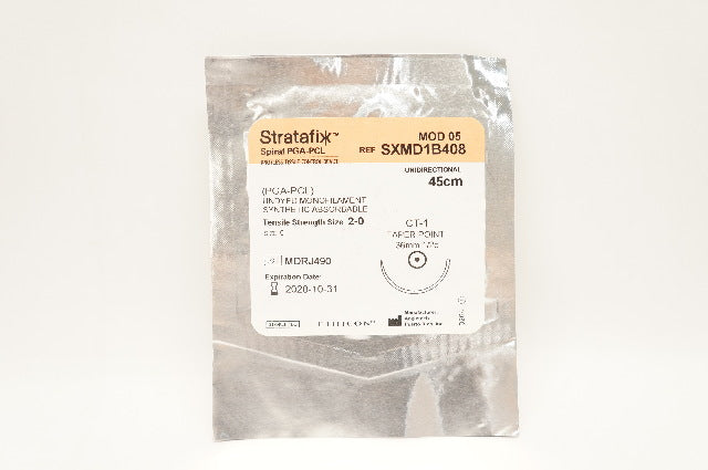 Angiotech SXMD1B408 Ethicon 2-0 Stratafix CT-1 Taper Point 36mm 1/2c 45cm (x)