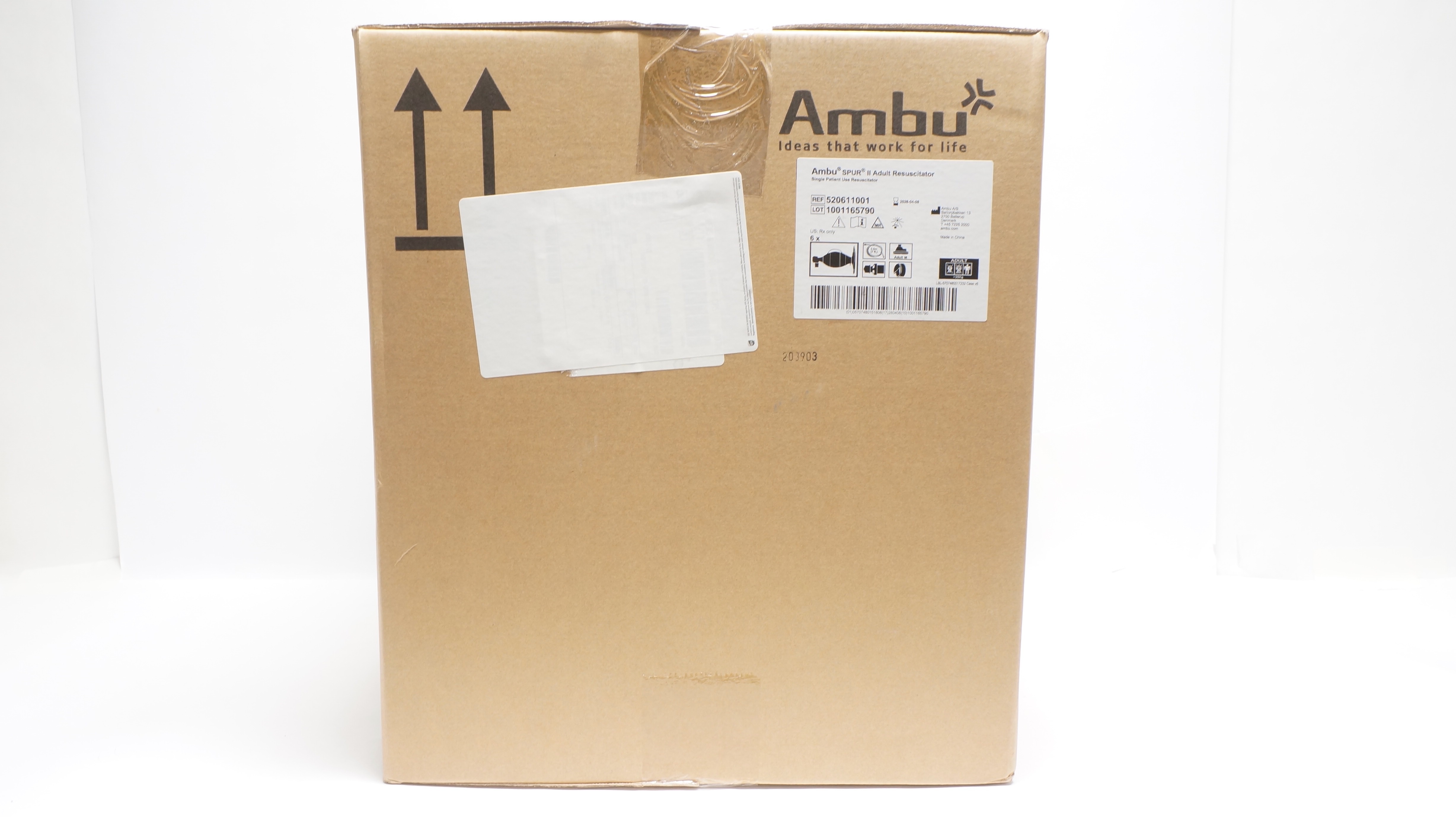 Ambu 520611001 SPUR II Adult Resuscitator 7Ft. - Box of 6