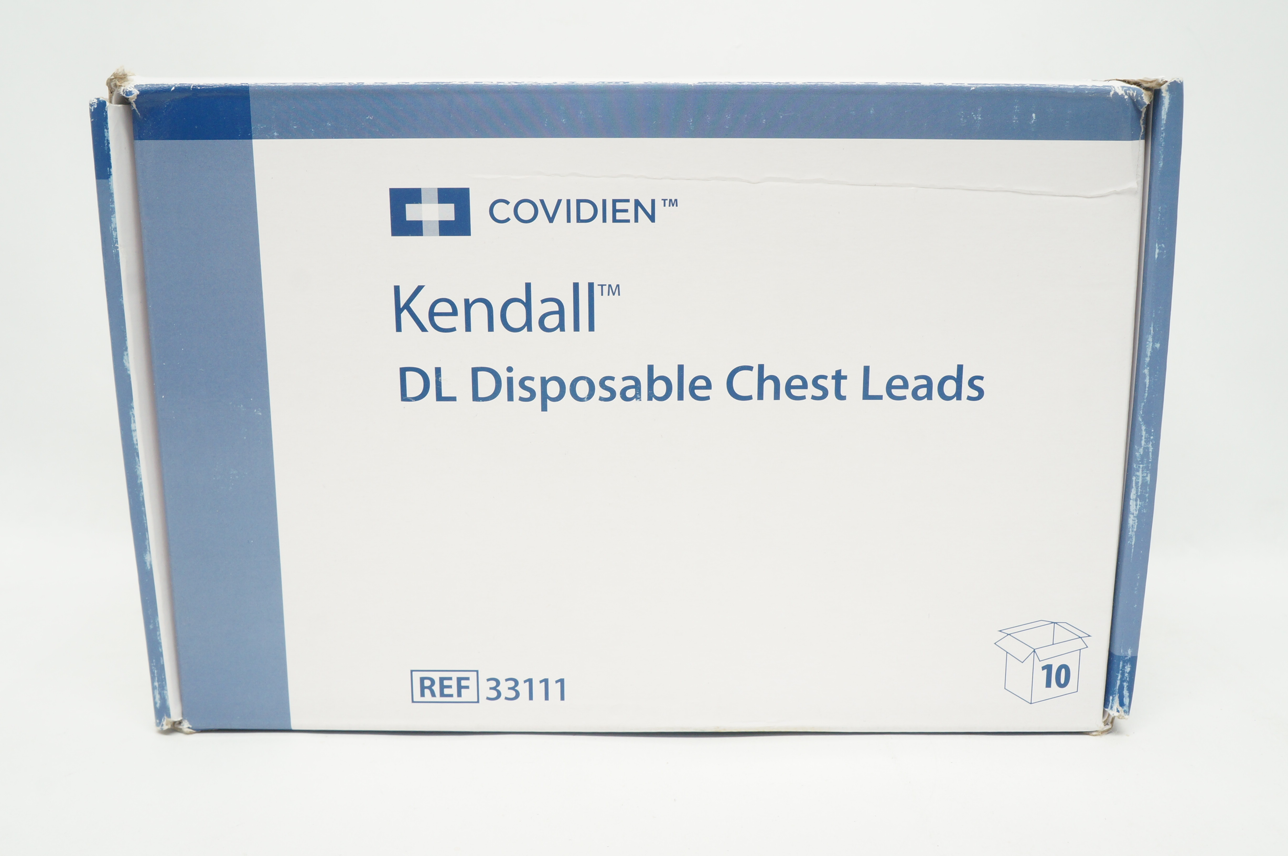 Covidien 33111 Kendall DL Disposable Chest Leads - Box of 10