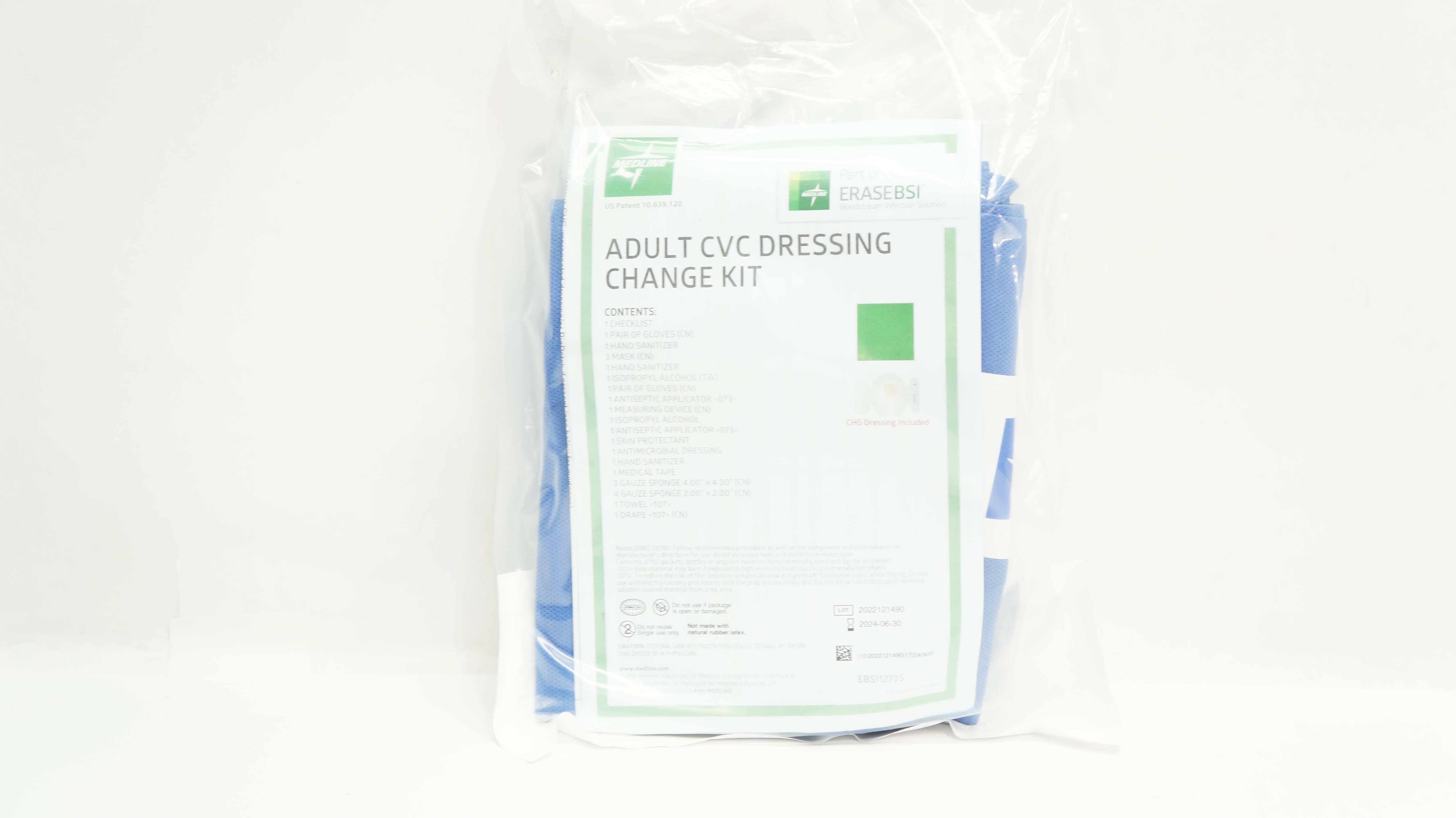 Medline EBSI1273S Adult CVC Dressing Change Kit