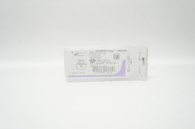 Ethicon VCP708 Coated VICRYL Plus, OS-4, 22mm 1/2c Reverse Cutting, 18inch