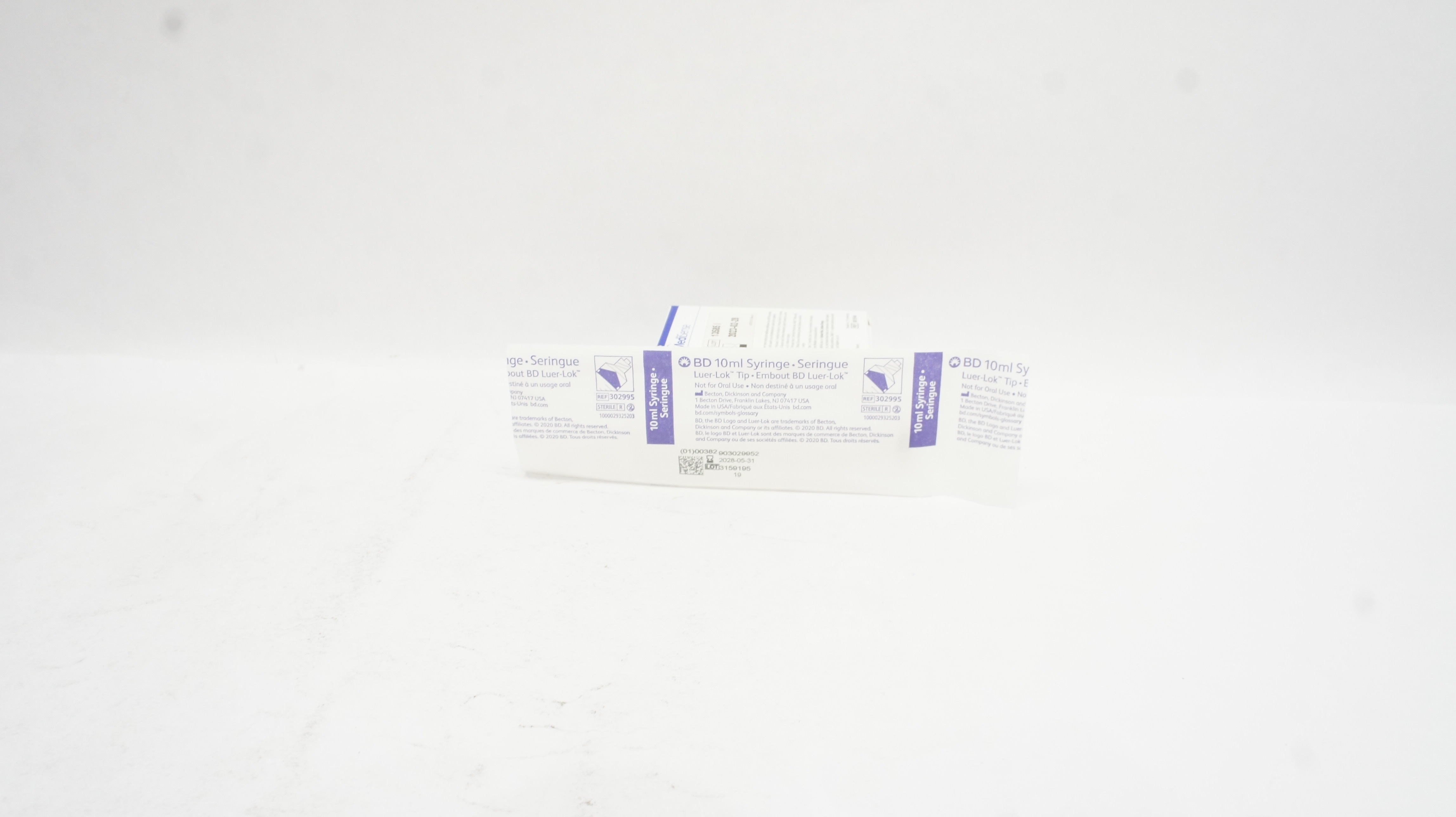 BD 302995 Luer-Lok Tip Syringe 10ml