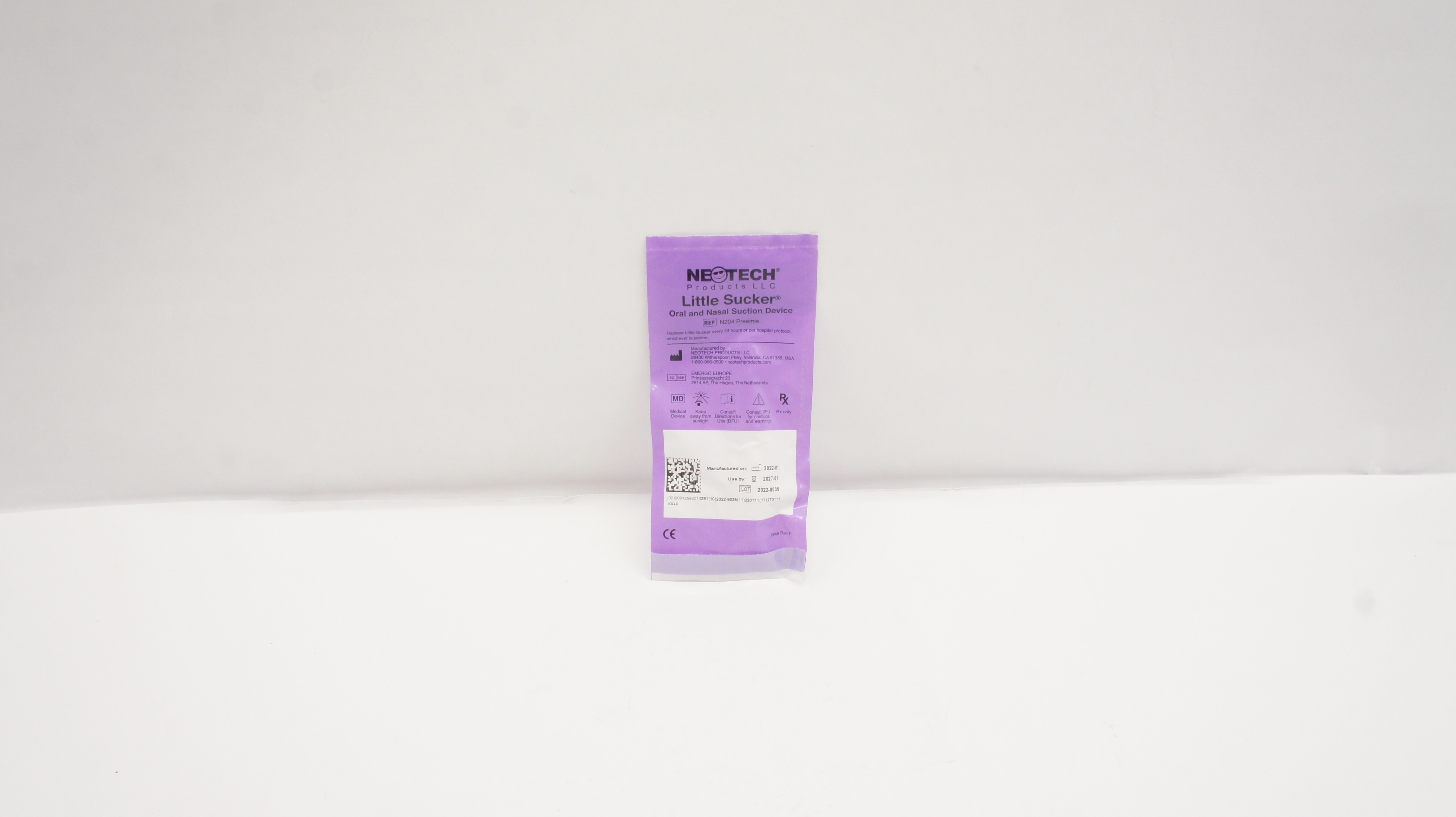Neotech N204 Preemie Little Sucker Oral and Nasal Suction Device