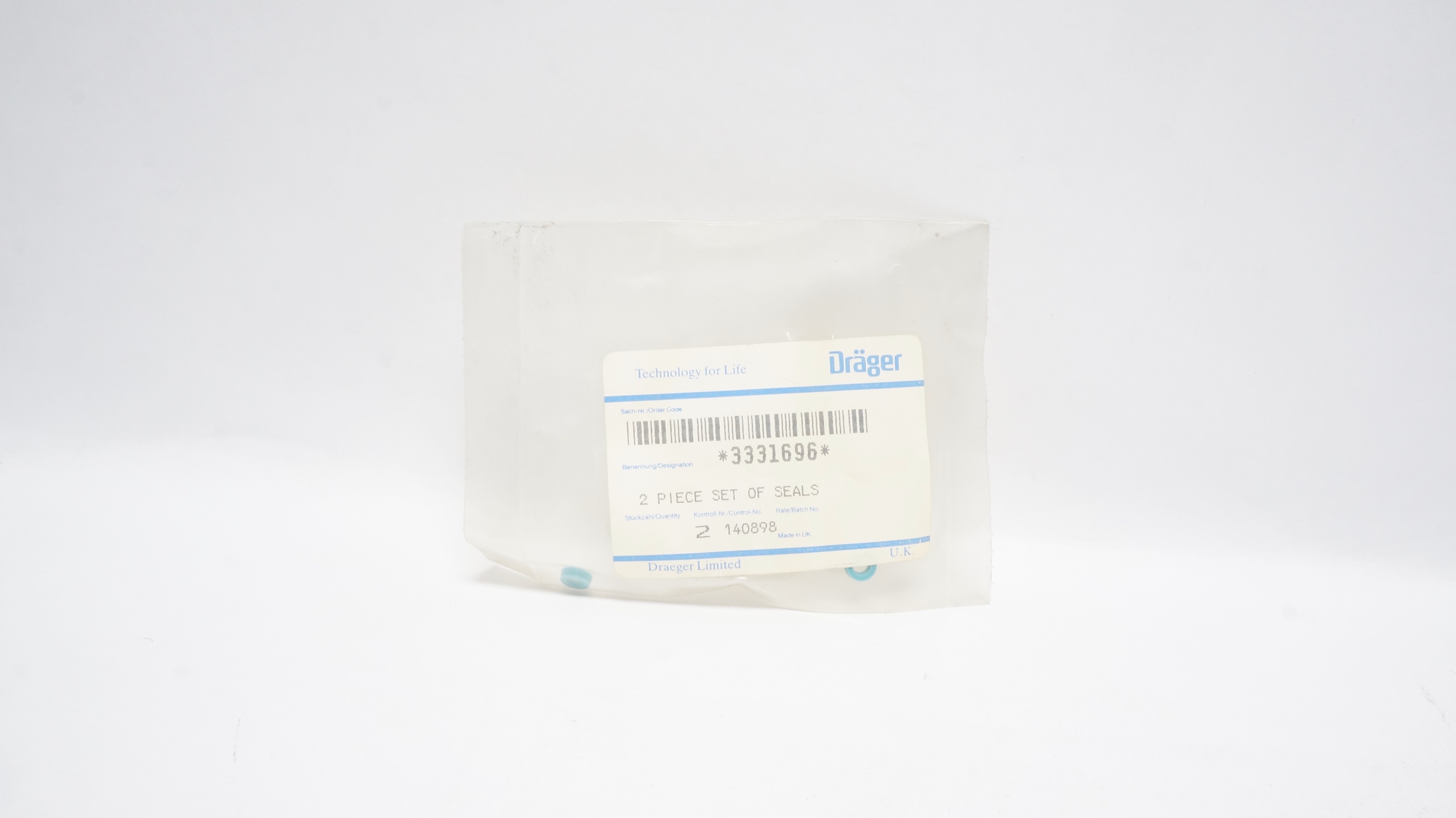 Dräger 3331696 Set of Seals - Pack of 2