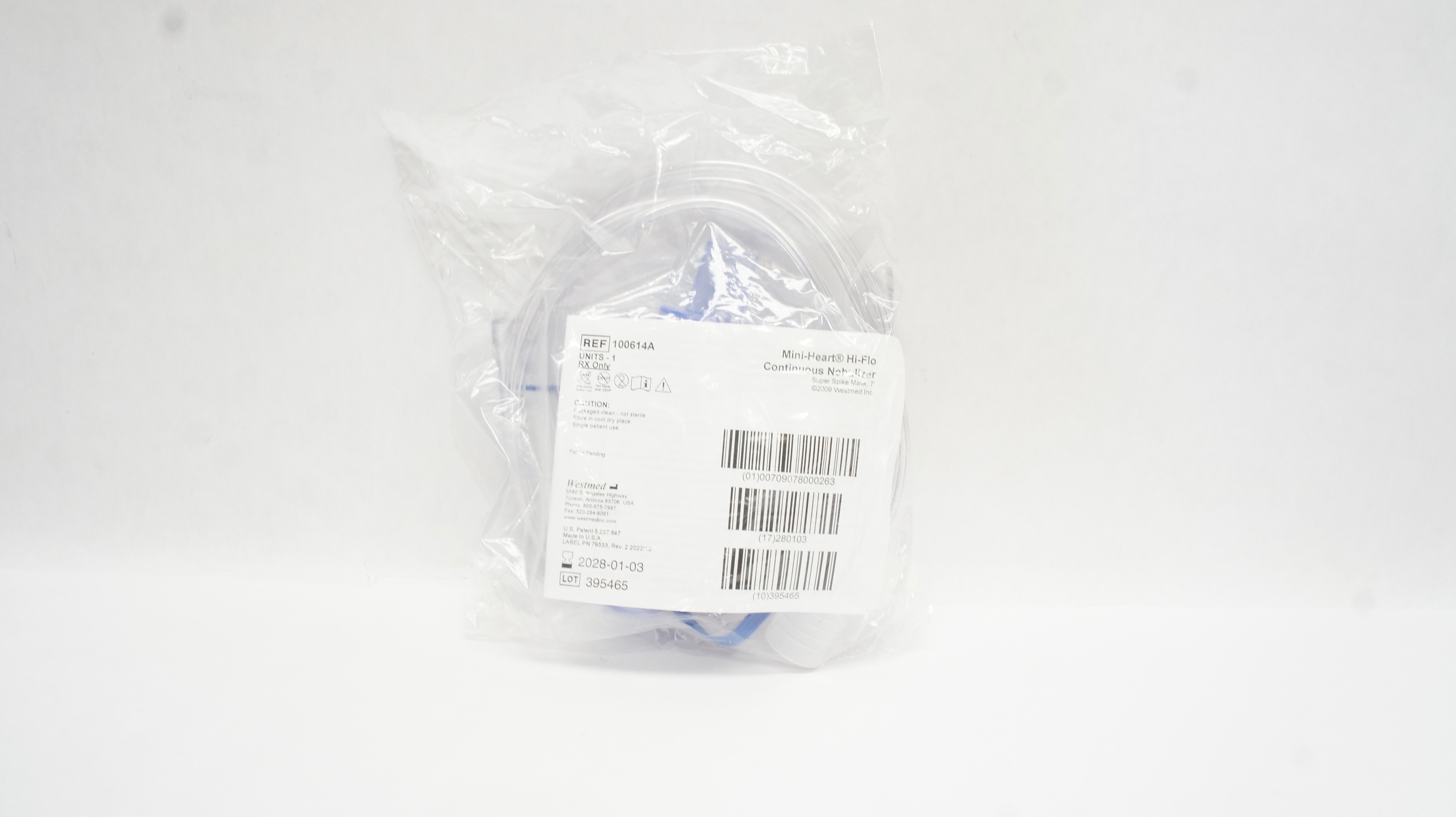 Wasted 100614A Mini-Heart Hi-Flo Continouus Nebulizer