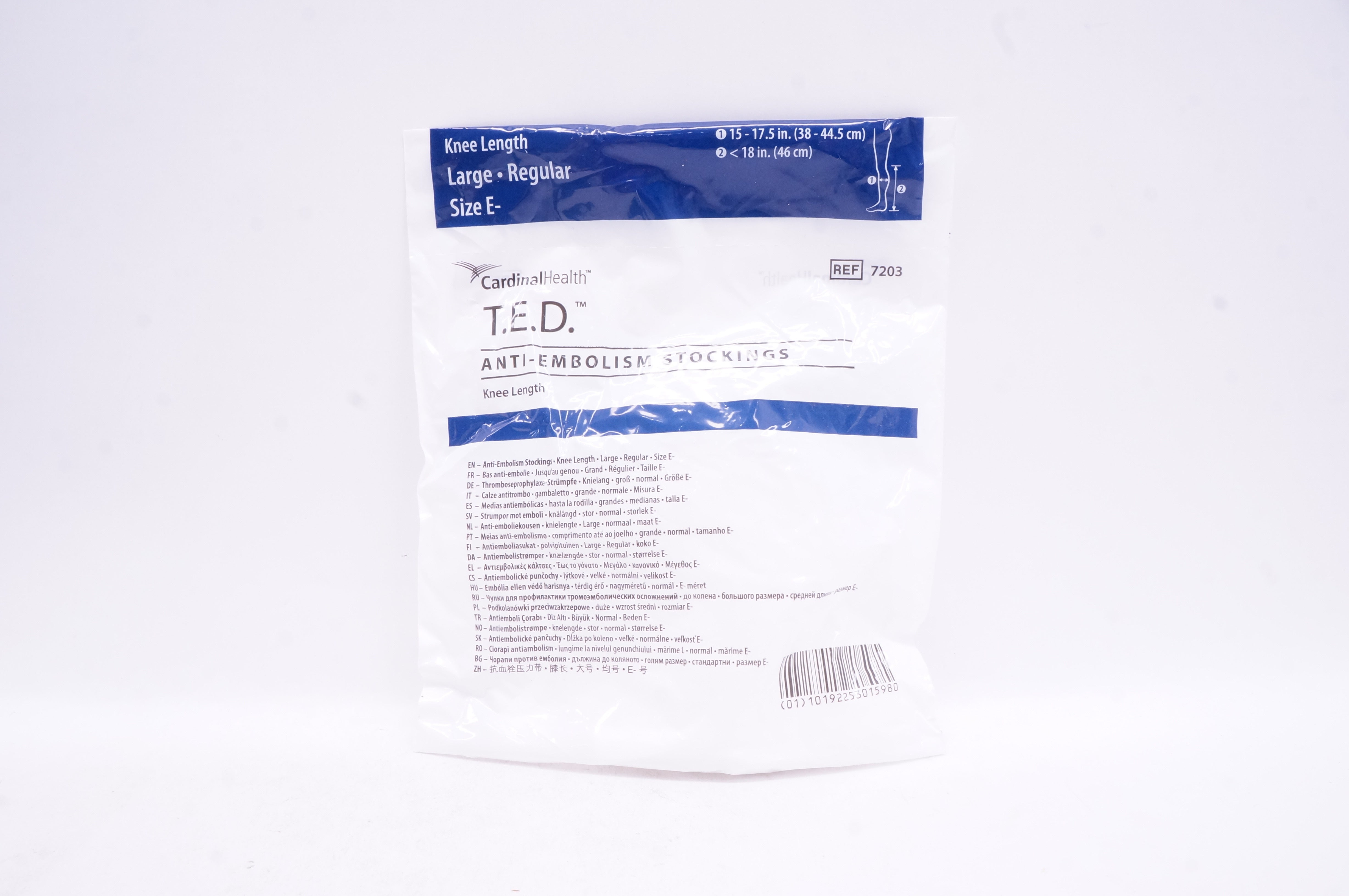 Cardinal Health 7203 T.E.D. Anti-Embolism Stockings Large Regular E