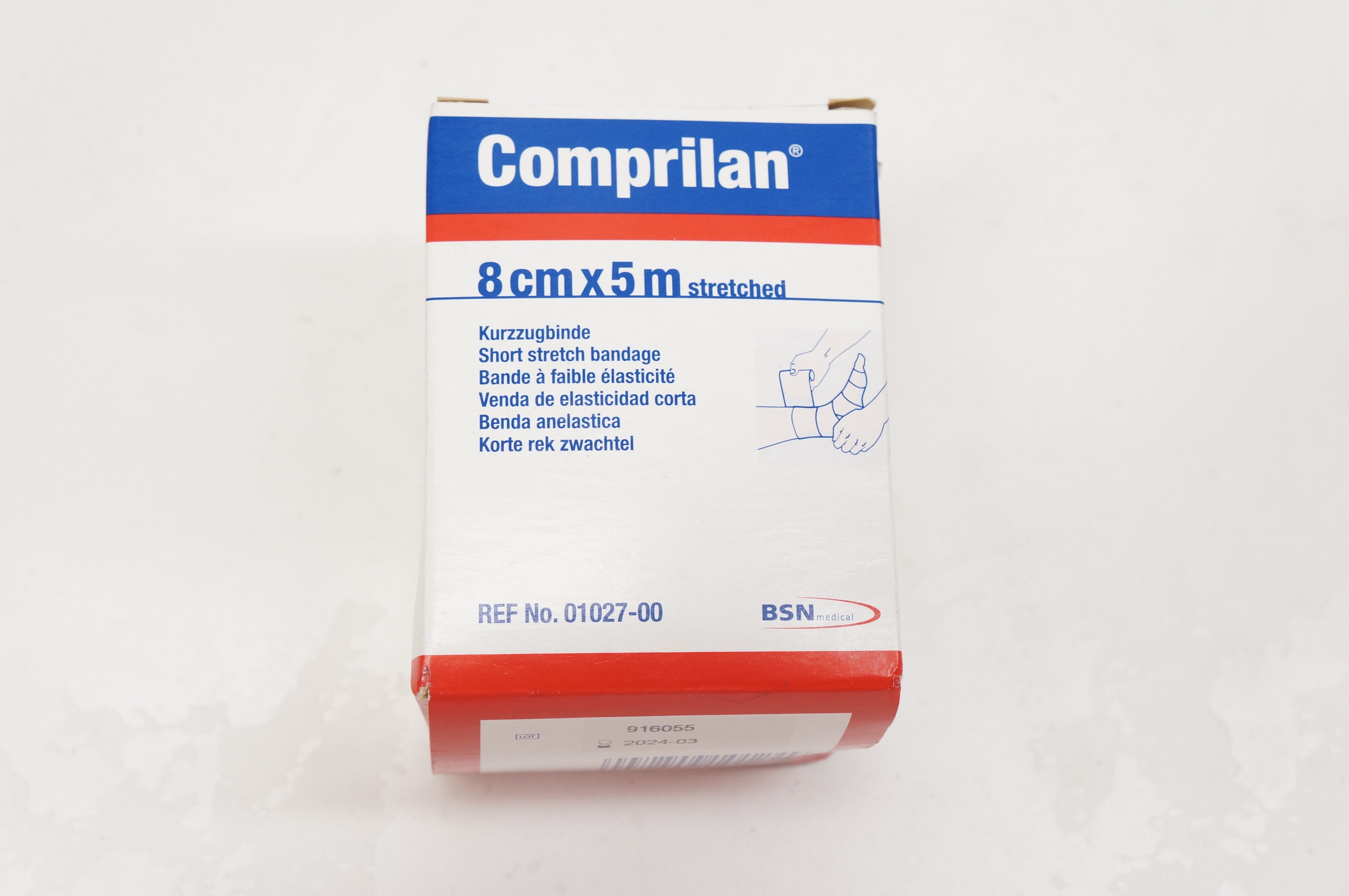 BSN Medical 01027-00 Comprilan 8cm x 5mm Stretched