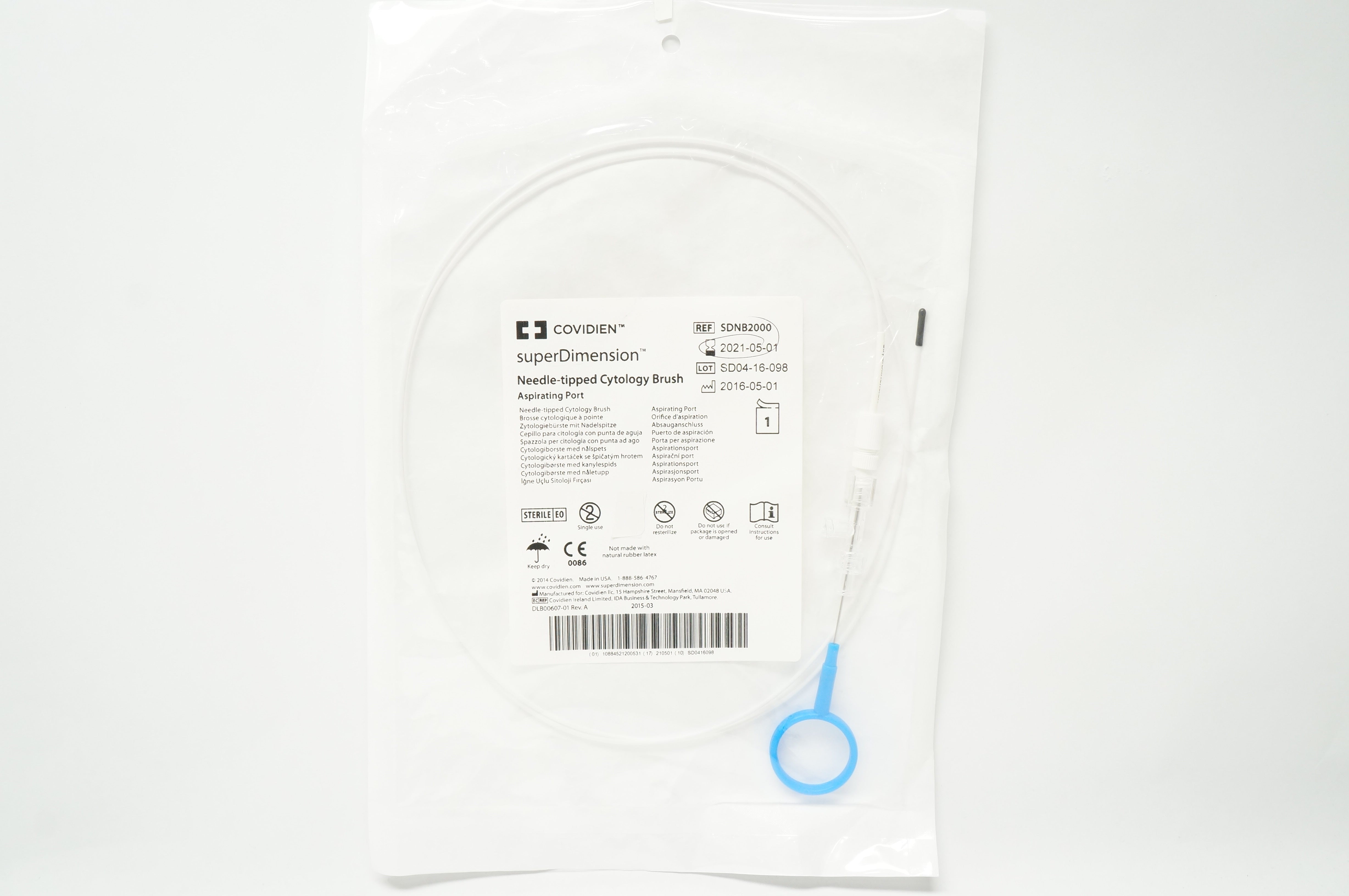 Covidien SDNB2000 SuperDimension Ndle-Tipped Cytology Brush Aspirating Port (x)