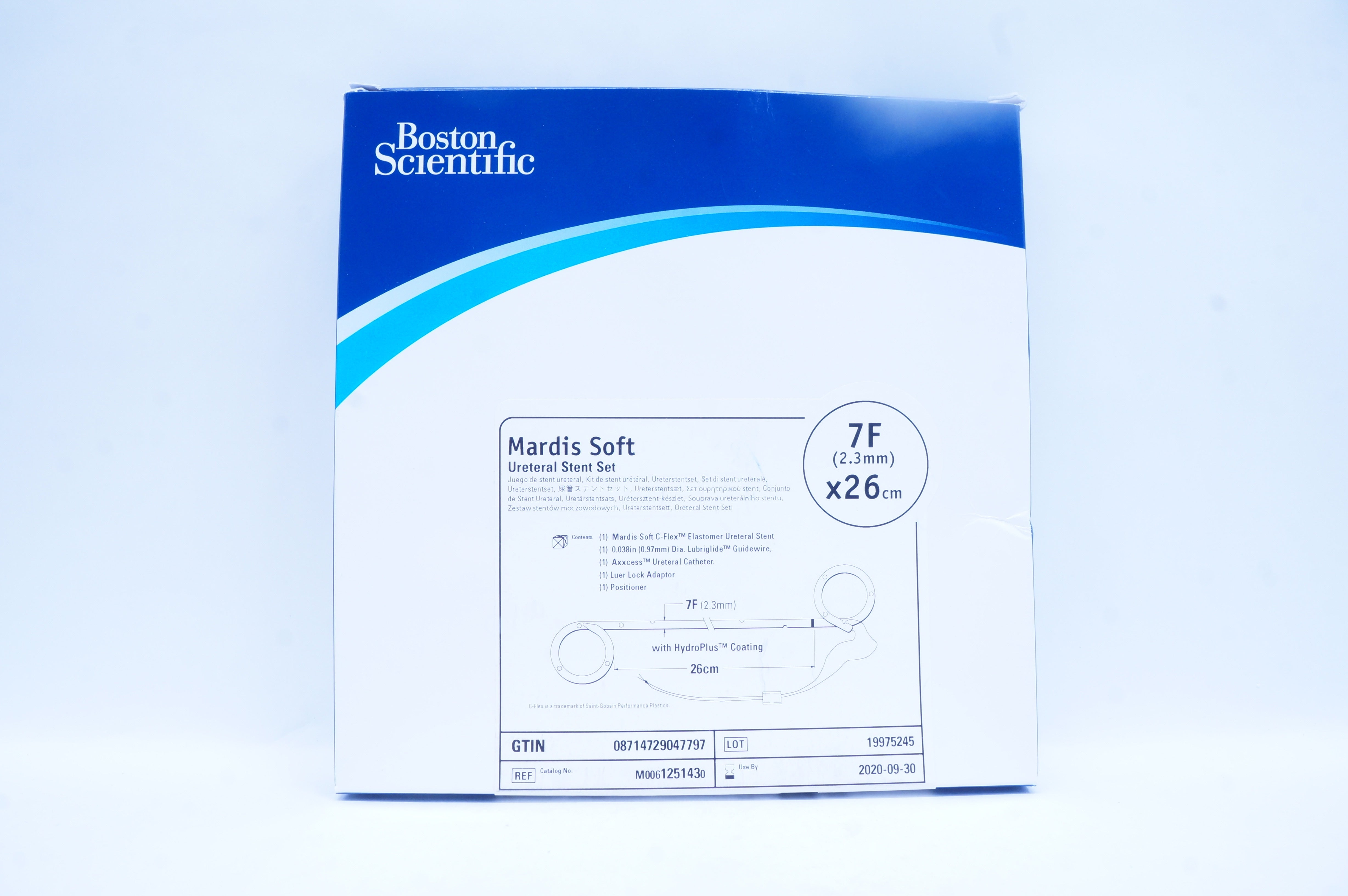 Boston Scientific 125143 Mardis Soft Ureteral Stnt. Set 7F x 26cm (x)