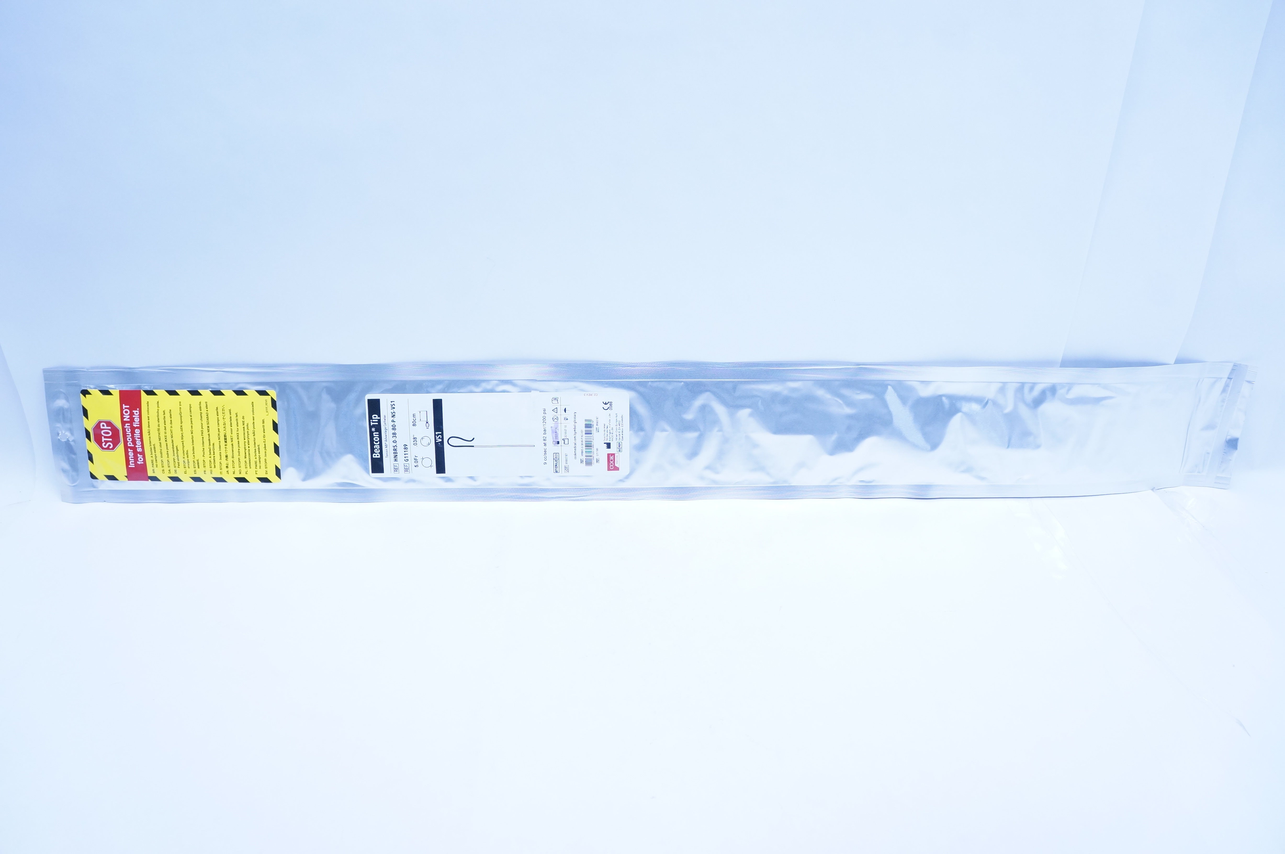 Cook Medical G11189 VS1 Beacon Tip Advantage Cath. 5.0Fr. x .038inch x 80 cm (x)