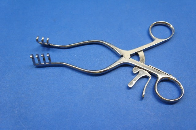 Alan Scott Weitlaner Mastoid Retractor 3-vs-4 Prongs 6-1/2in