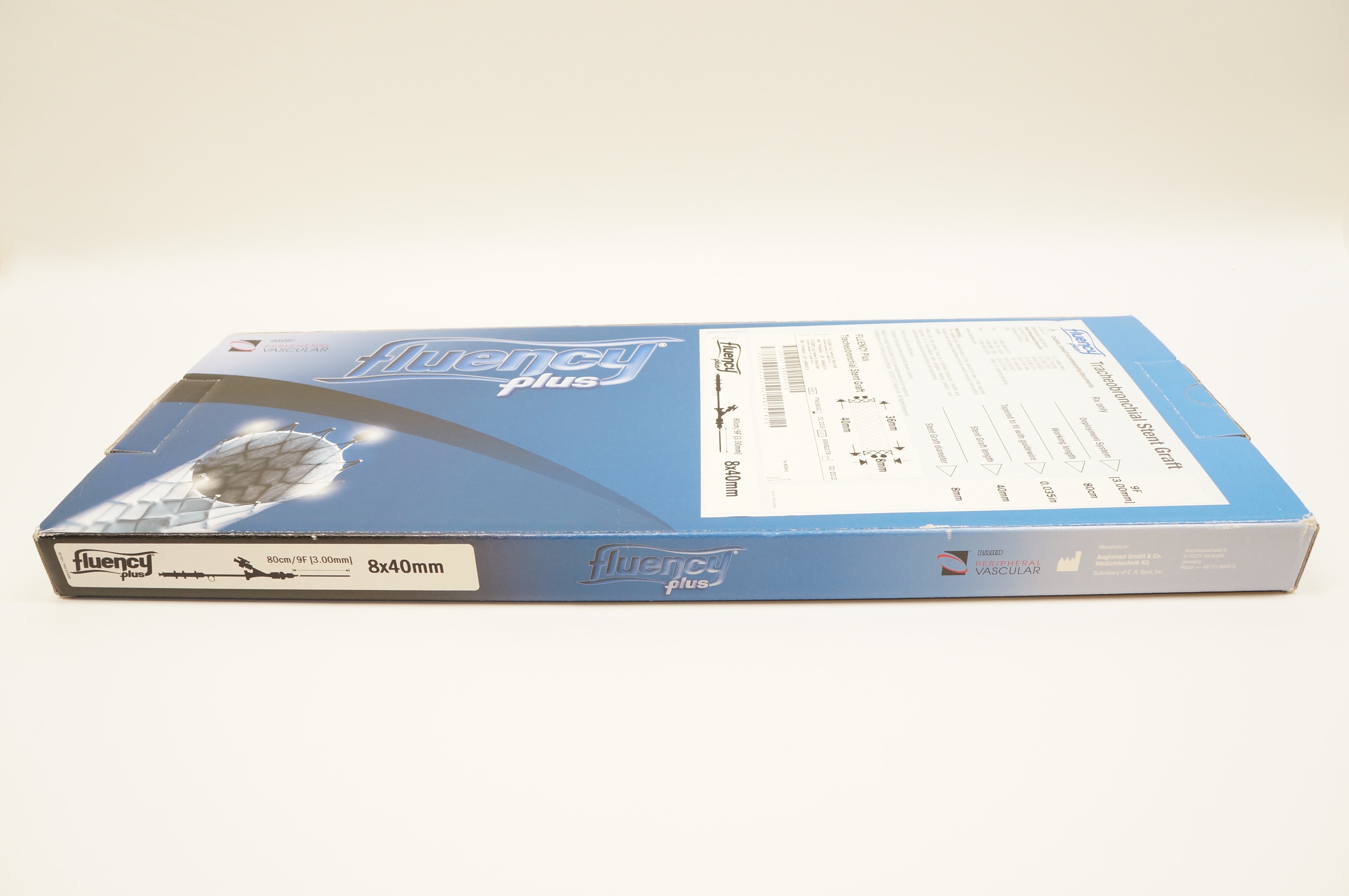 Fluency Plus FTM08040 Tracheobronchial Stnt Graft 8mm x 36mm x 40mm (x)