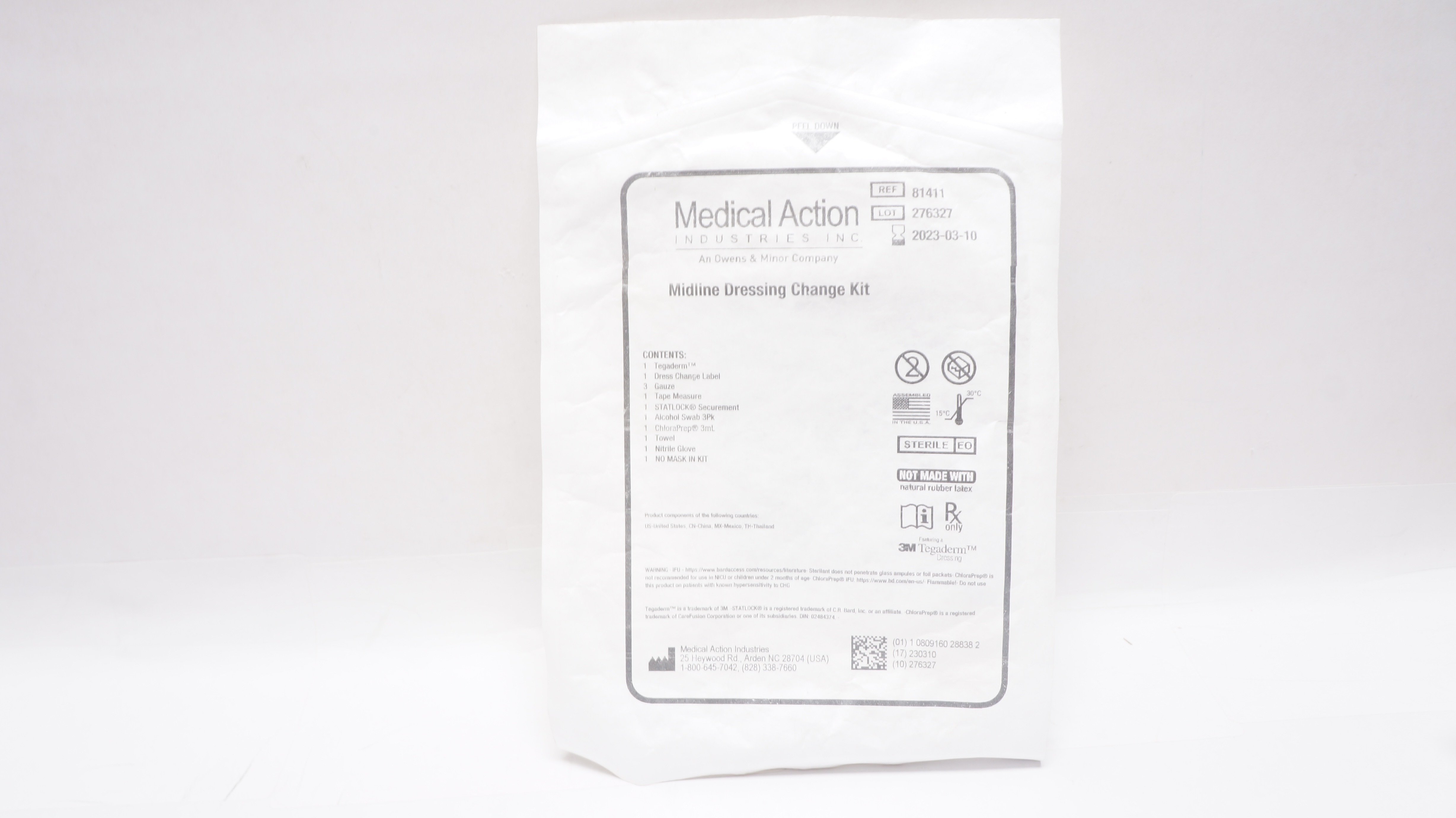 Medical Action 81411 Midline Dressing Change Kit (x)