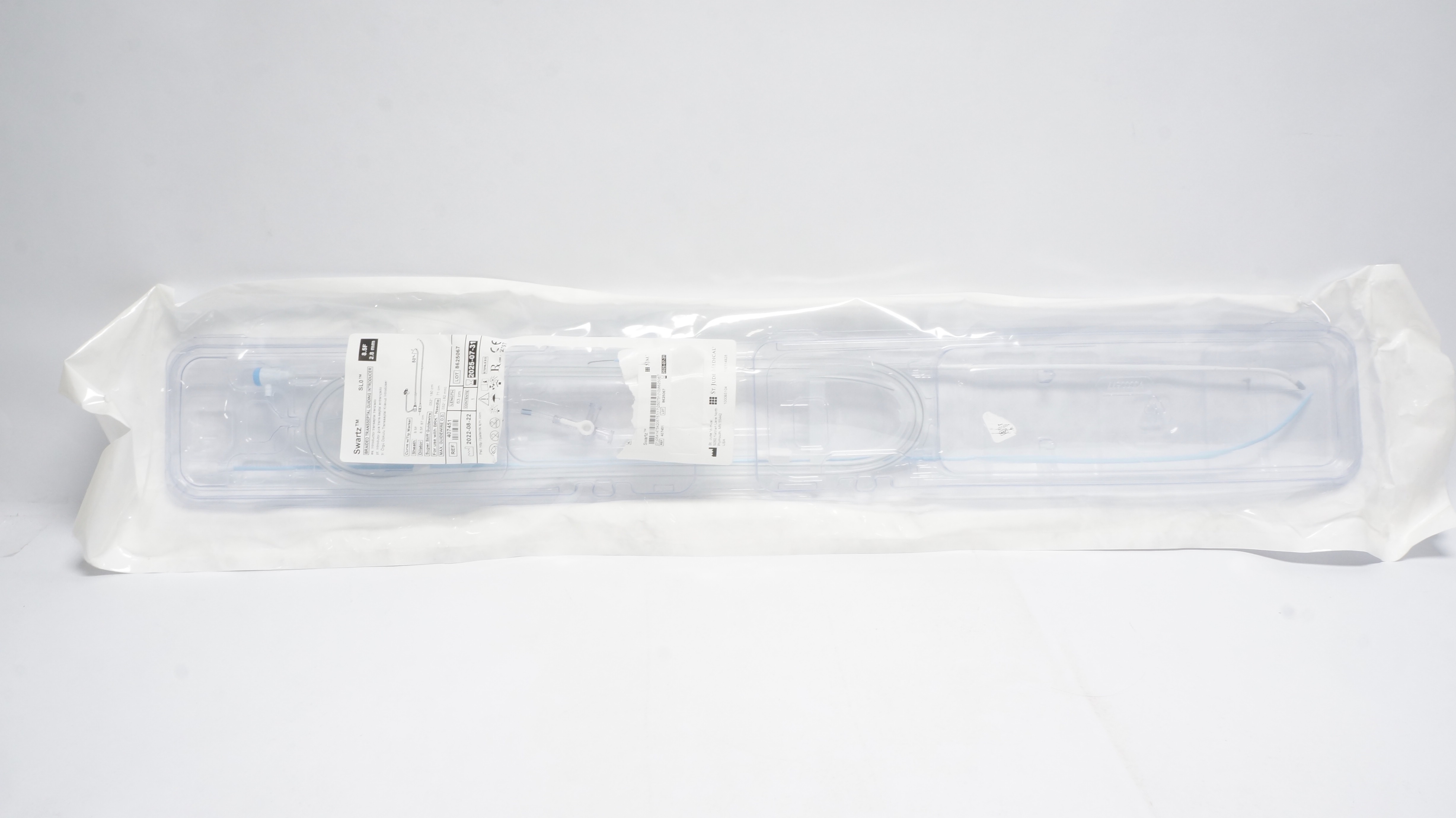 St. Jude Medical 407451 Swartz SLO Braided Transseptal Guiding Introducer 8.5F(x)