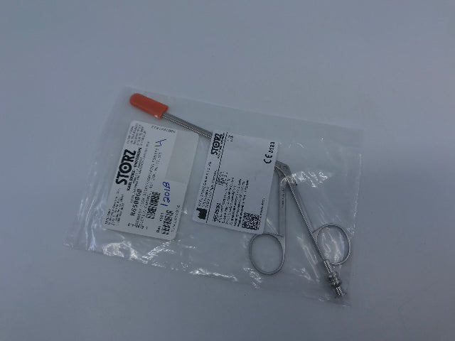 Karl Storz R650060 Biopsy and Grasping Forceps, WL. 10 cm, 45degree Upturned