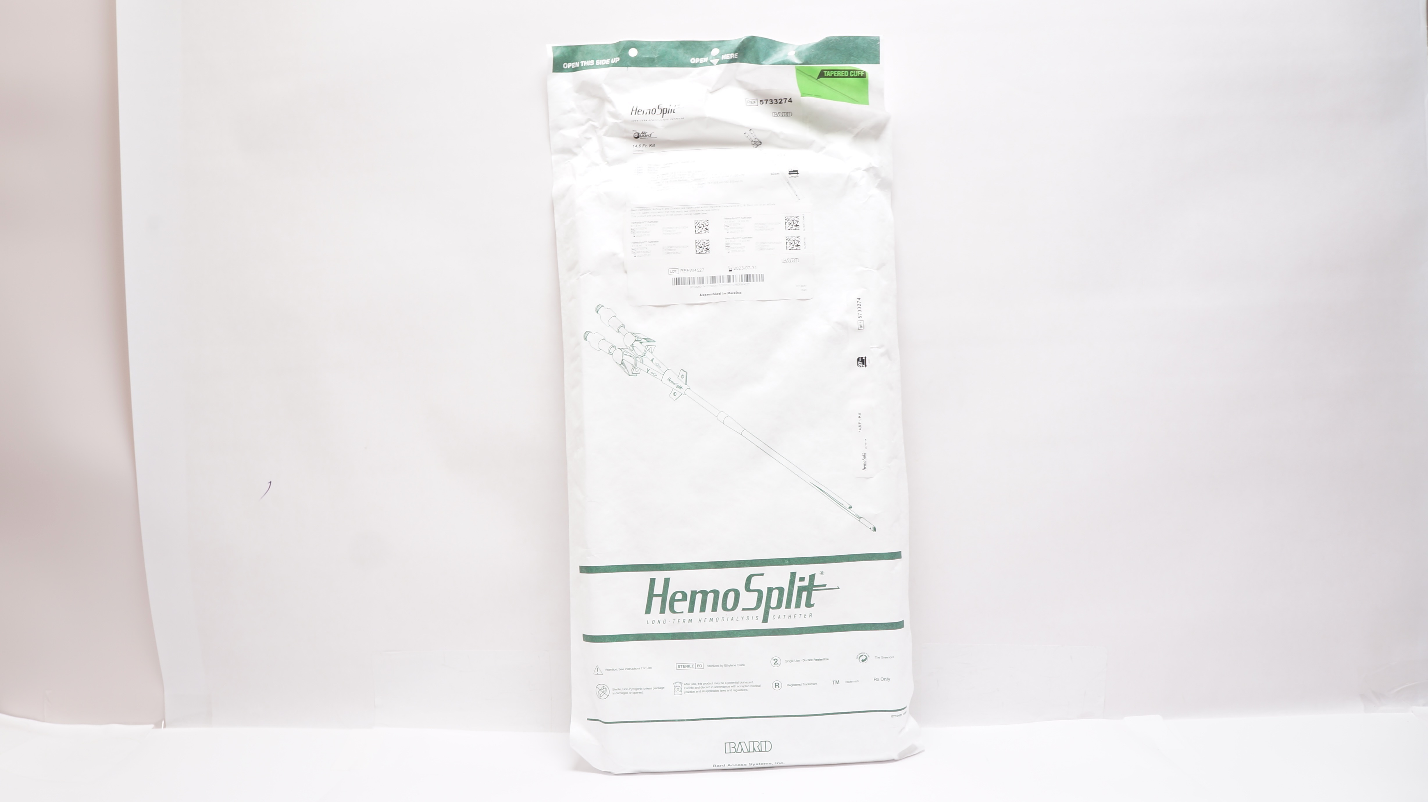Bard 5733274 HemoSplit Long Term Hemodialysis Cath. 14.5Fr. Kit (x)