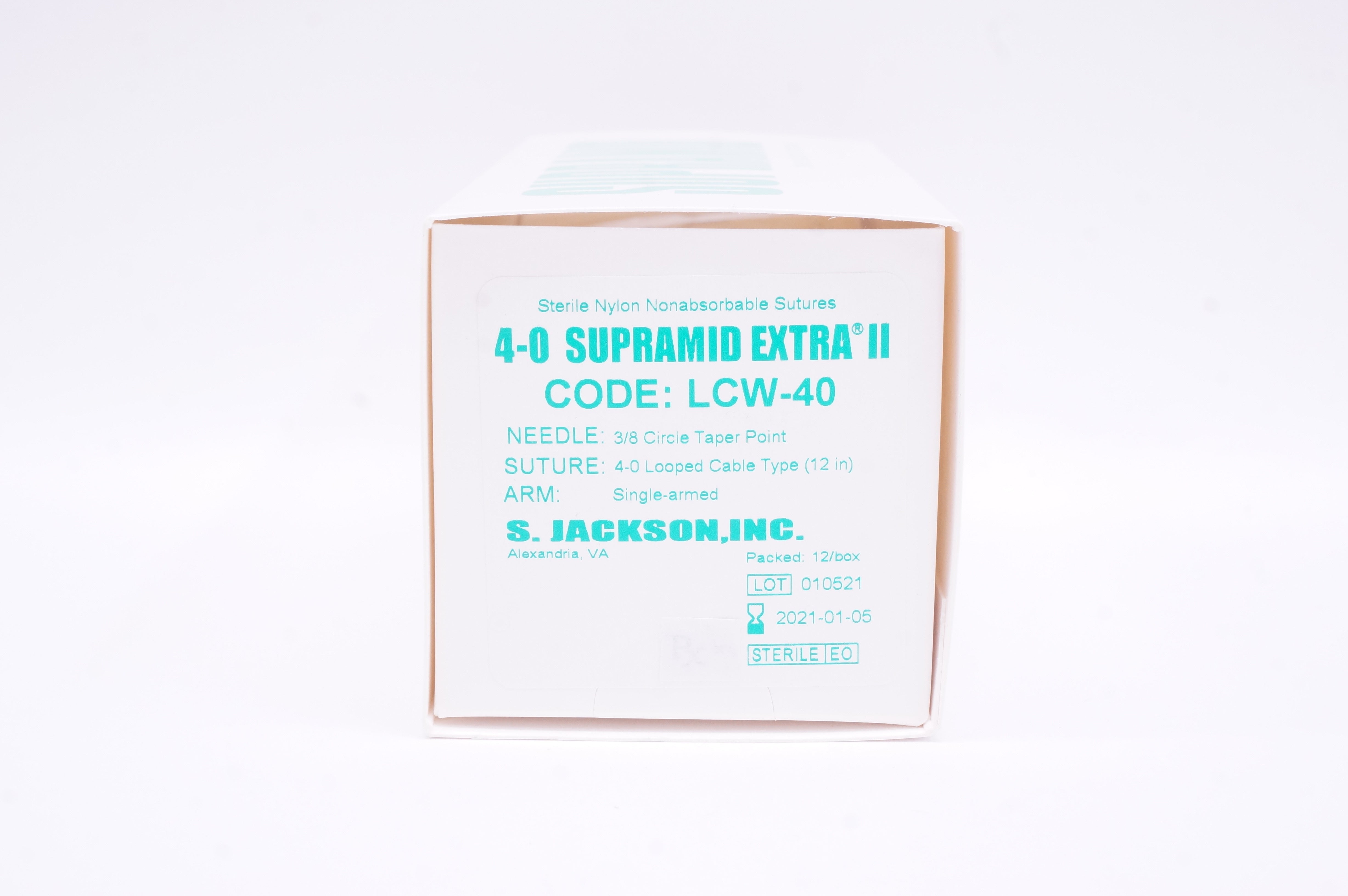 S. Jackson LCW-40 4-0 Supramid Extra II - Box of 12 (x)