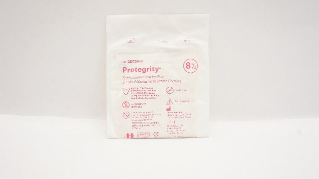 Cardinal Health 2D72N61 Protegrity Sterile Latex Surgical Gloves Size 8 1/2