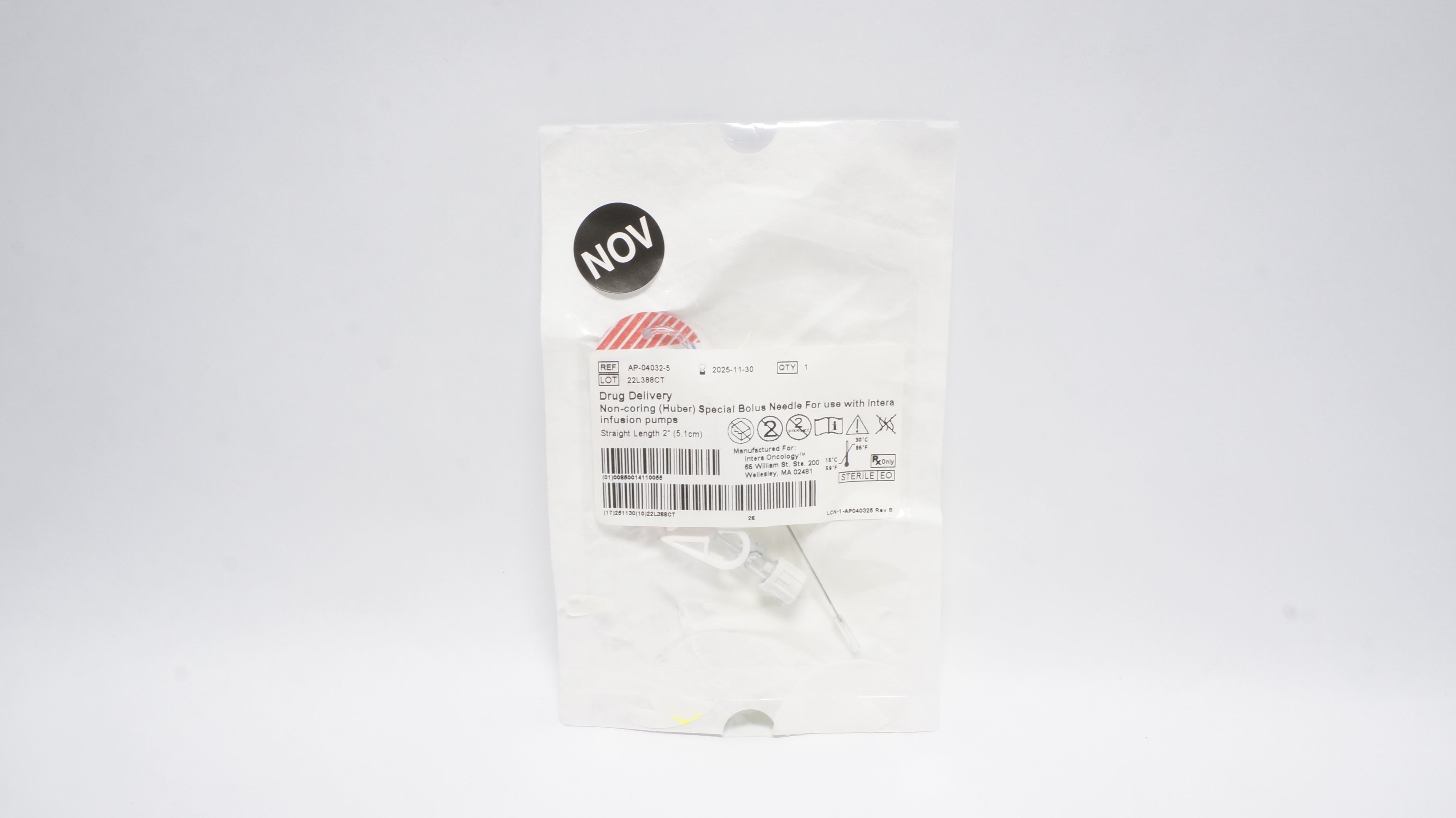 Intera Oncology AP-04032-5 Drug Delivery Non-coring Special Bolus Needle 2In (x)