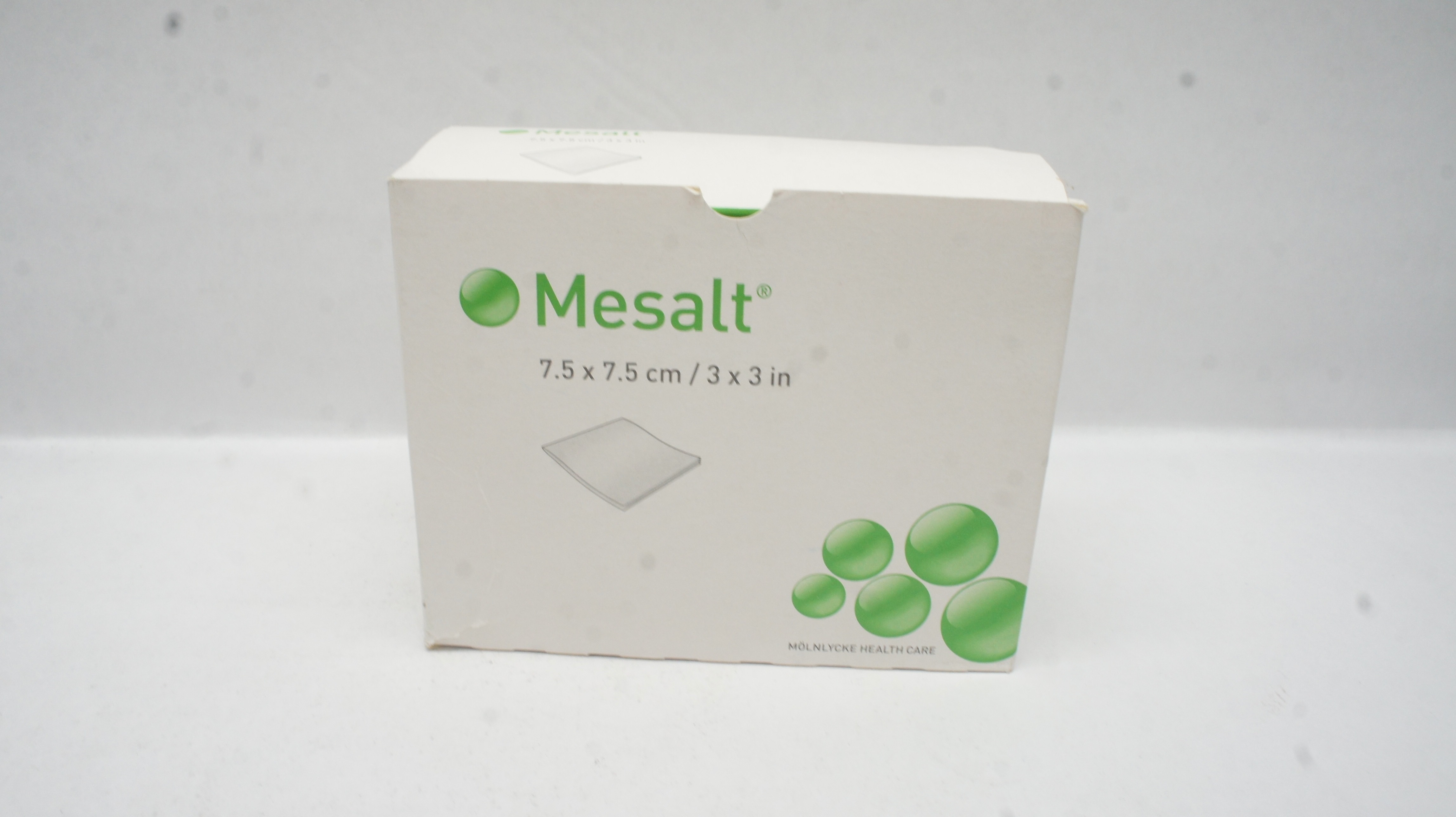Molnlycke 285780 Mesalt Sodium Chloride Dressing 3 x 3inch (x) - Box of 30