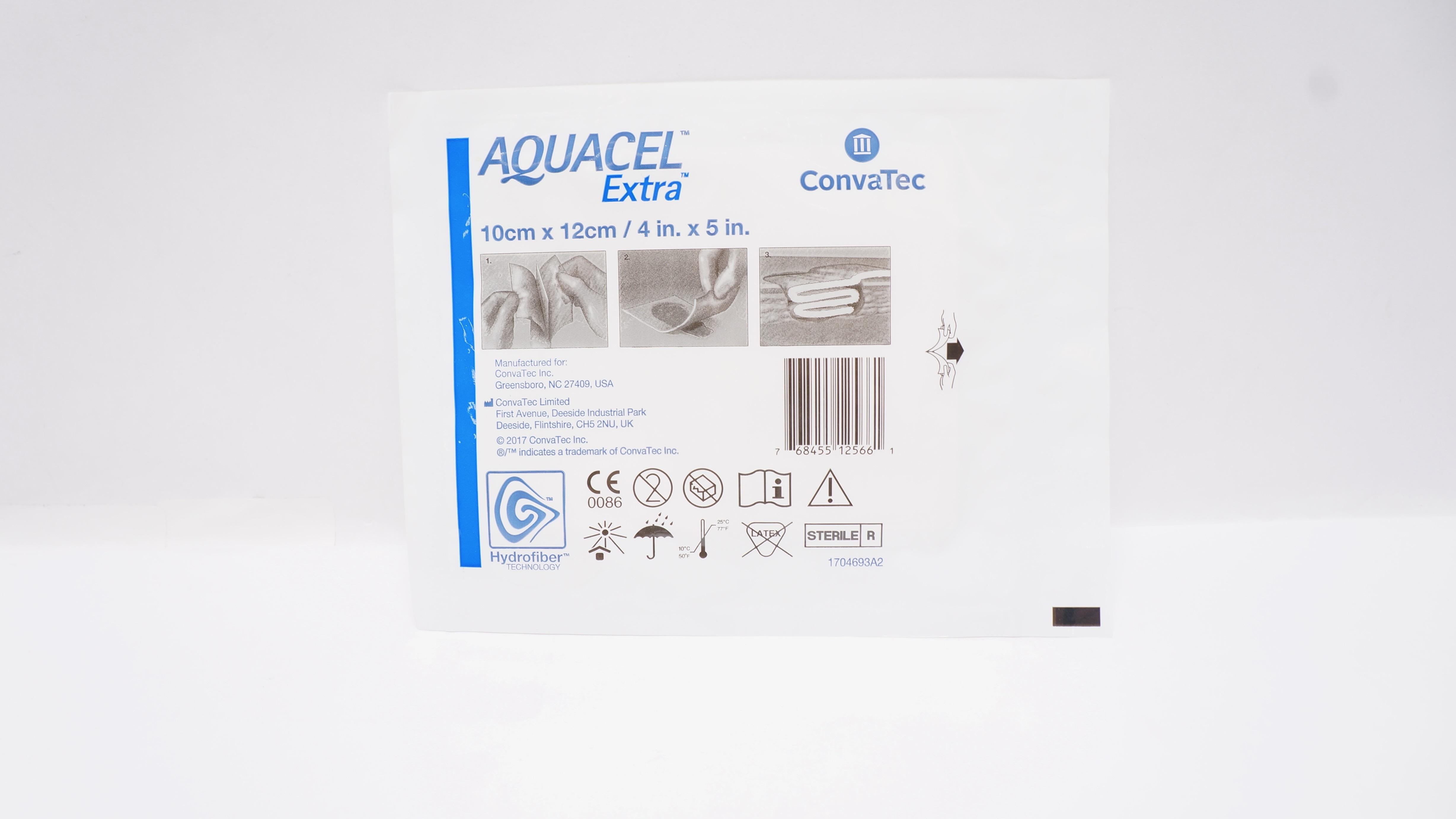 ConvaTec Aquacel Extra Hydrofiber Wound Dressing 4inch x 5inch (x)