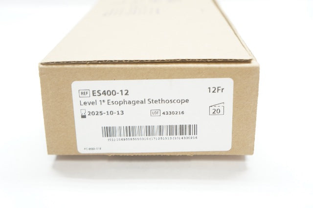 Smith Medical ES400-12 Level1 Acoustascope Esophageal Stethoscope 12Fr-Case of 20