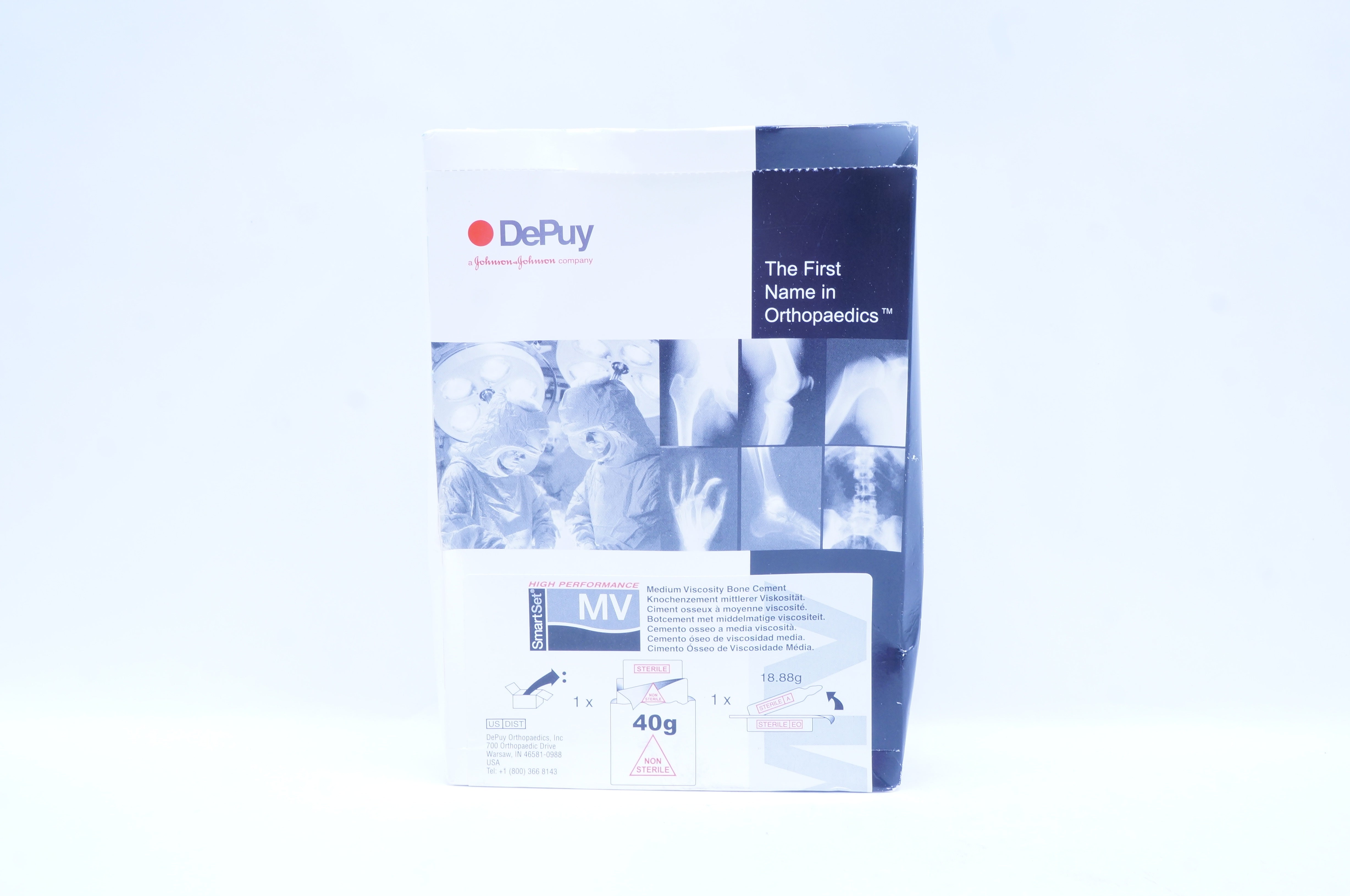 DePuy 3122-040 SmartSet MV Bone Cement 40g
