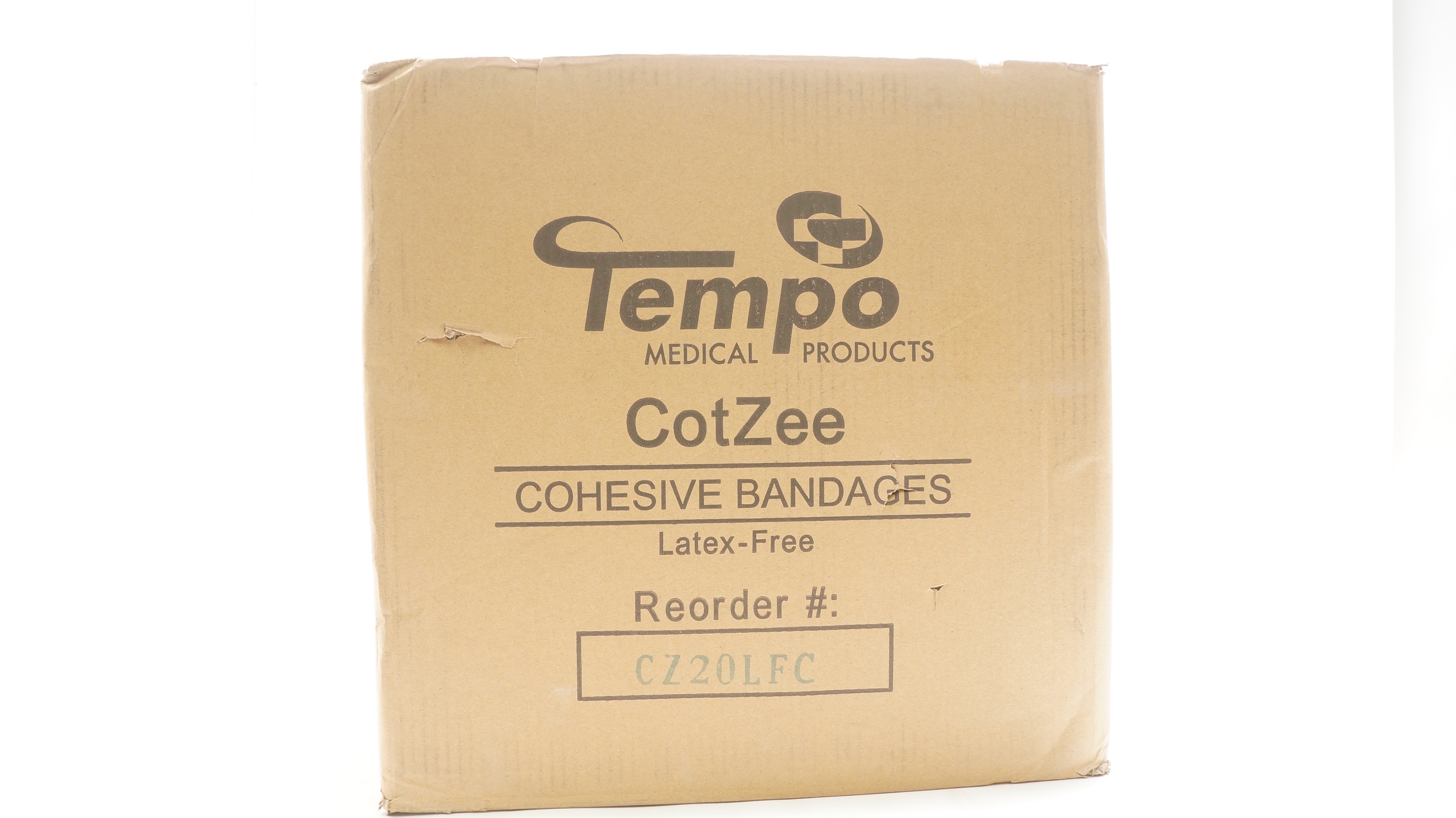 Tempo Medical CZ20LFC CotZee Cohesive Bandages - Pack of 6 Boxes