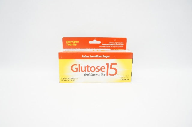Perrigo S0193RT Glutose15 Oral Glucose Gel, Lemon Flavor, 1.3oz - Box of 3