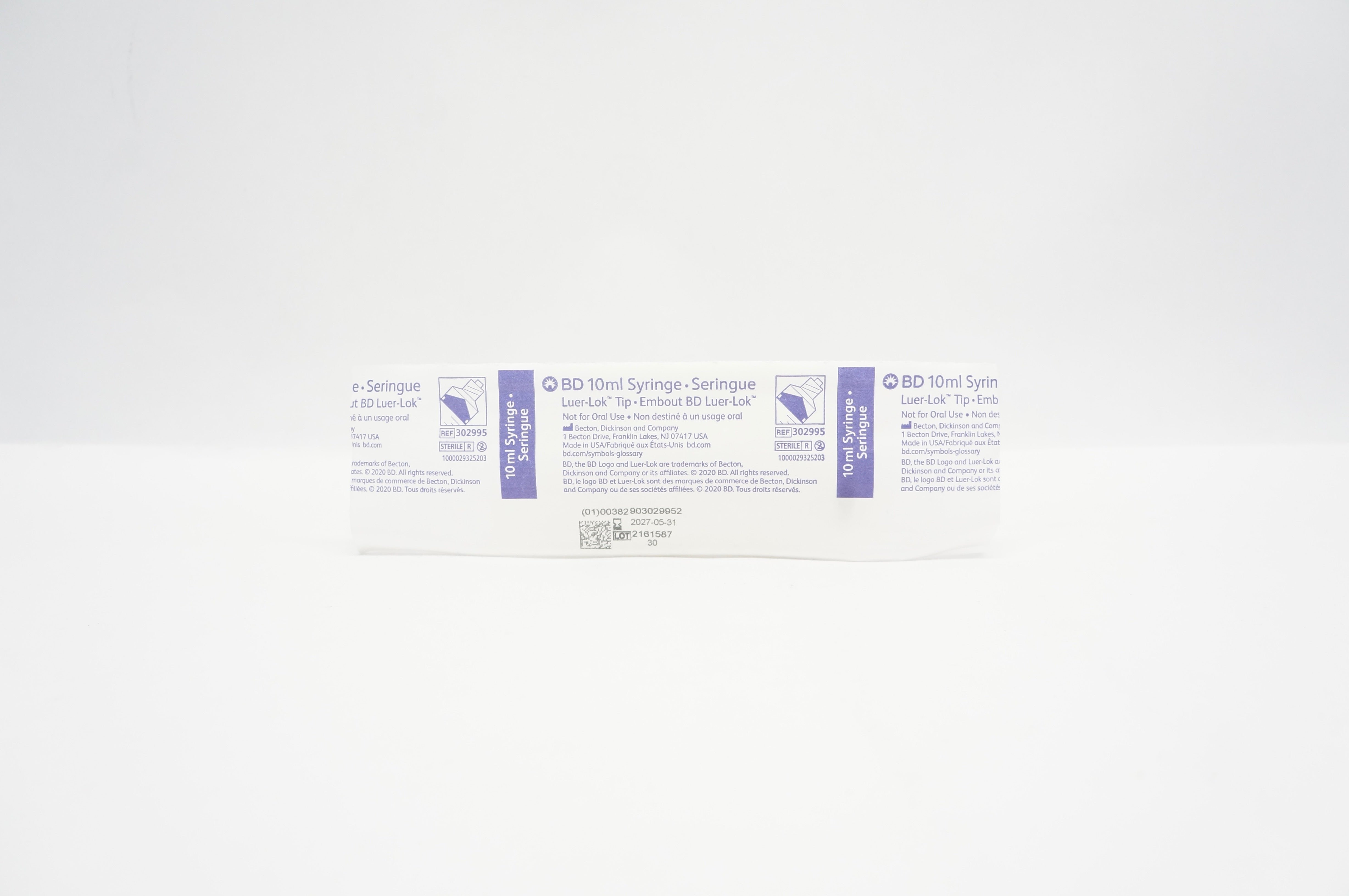 BD 302995 Luer-Lok TIp Syringe 10ml
